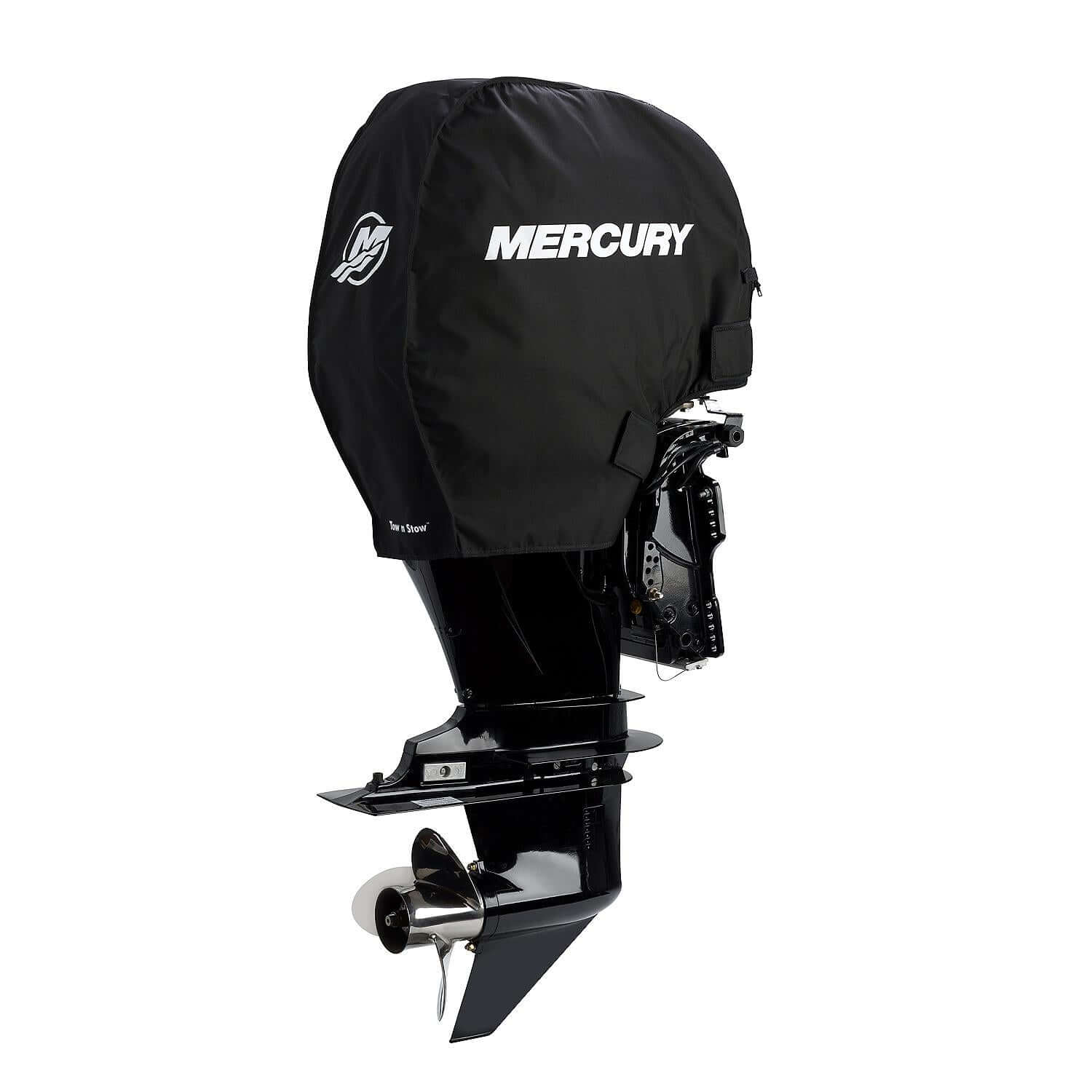 Mercury Marine Tow N Stow Outboard Cover for 40-60hp FourStroke Engines, Black, 8M0221490