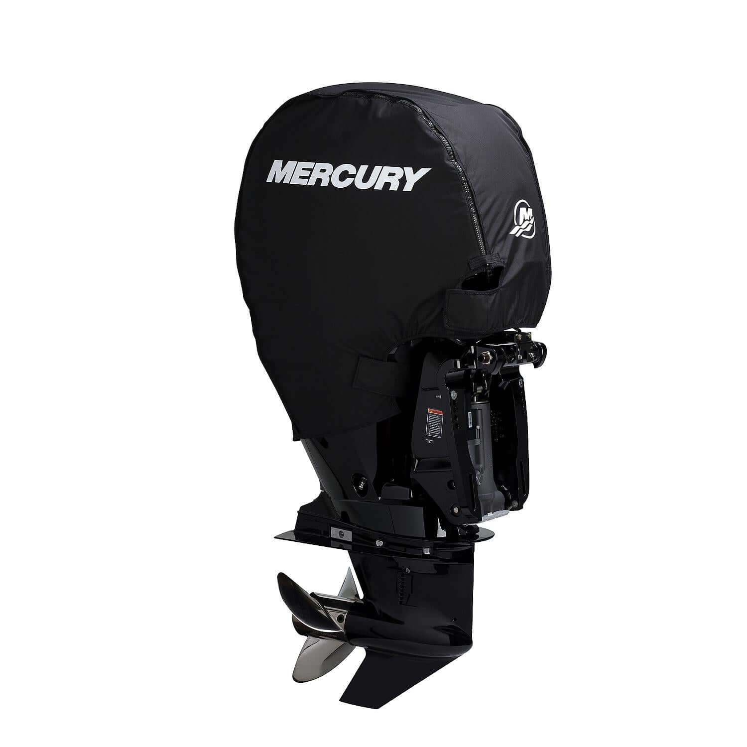 Housse de moteur hors-bord Mercury Marine Tow N Stow pour moteurs quatre temps de 150 ch, noire, 8M0221492
