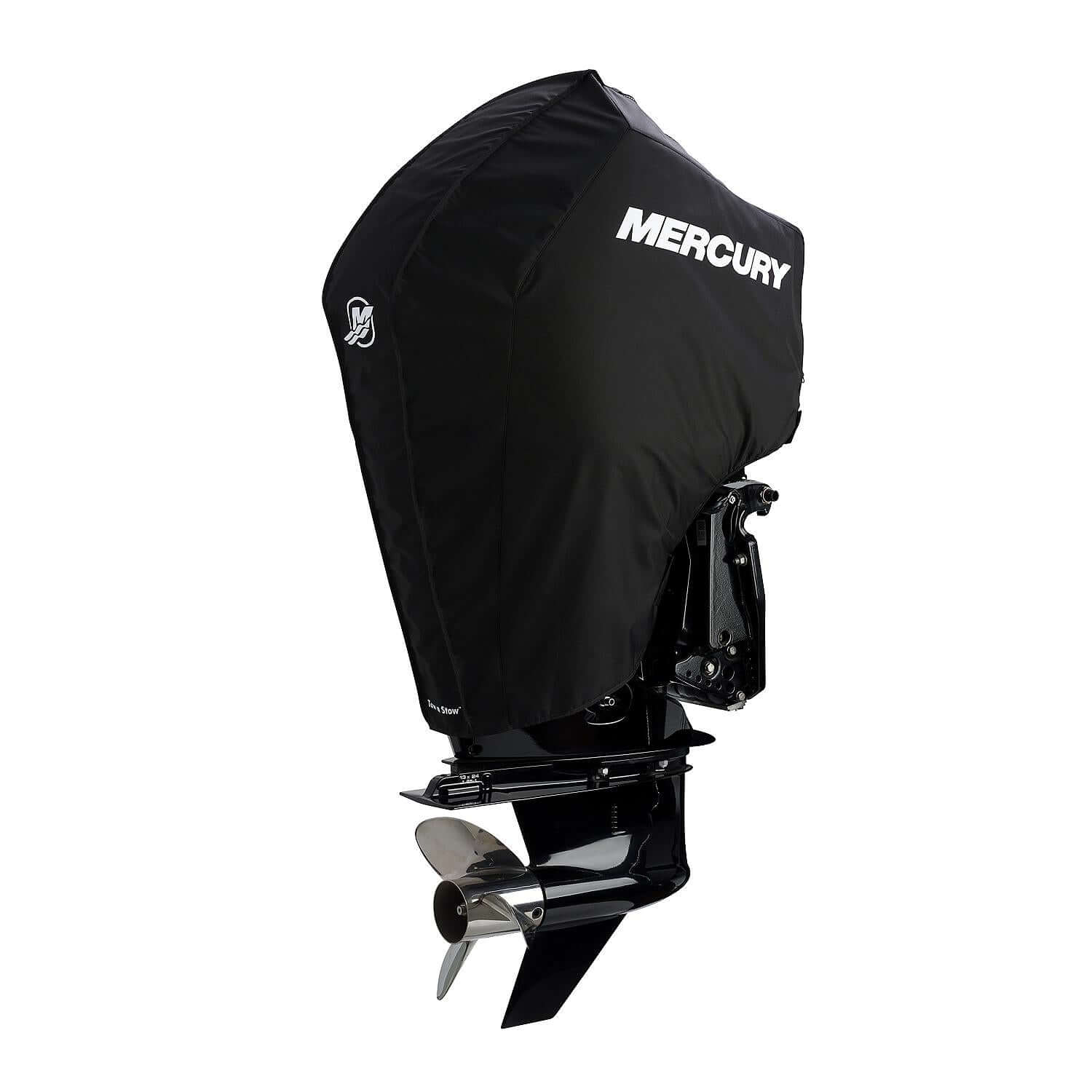 Mercury Marine Tow N Stow Outboard Cover for V6 175-225hp FourStroke Engines, Black, 8M0221495