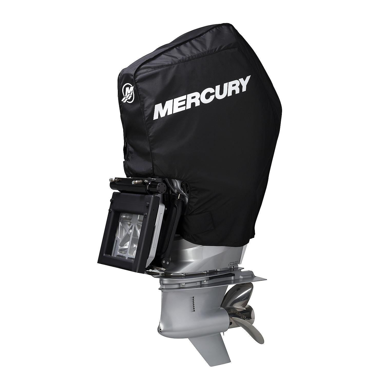 Mercury Marine Tow N Stow Outboard Cover for V8 200-300hp FourStroke Engines, Black, 8M0221496