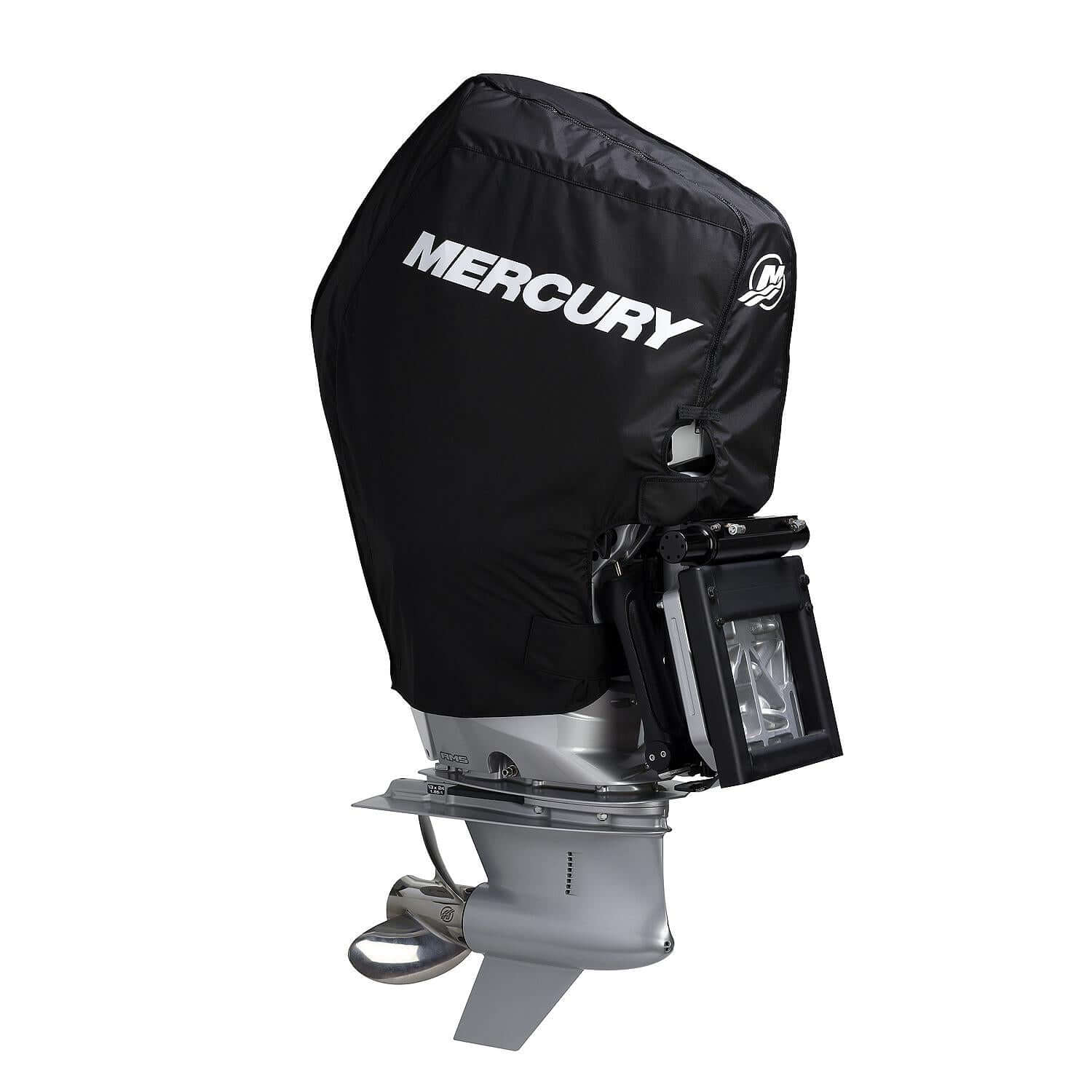 Mercury Marine Tow N Stow Outboard Cover for V8 200-300hp FourStroke Engines, Black, 8M0221496