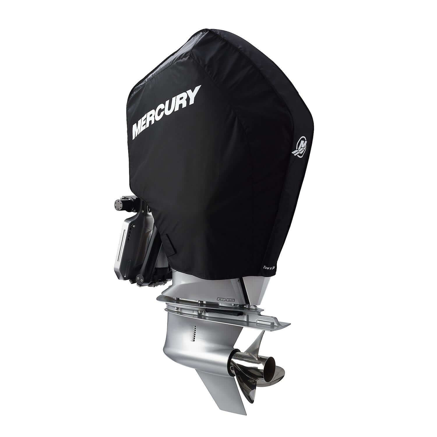 Housse de moteur hors-bord Mercury Marine Tow N Stow pour moteurs quatre temps V8 200-300 ch, noir, 8M0221496