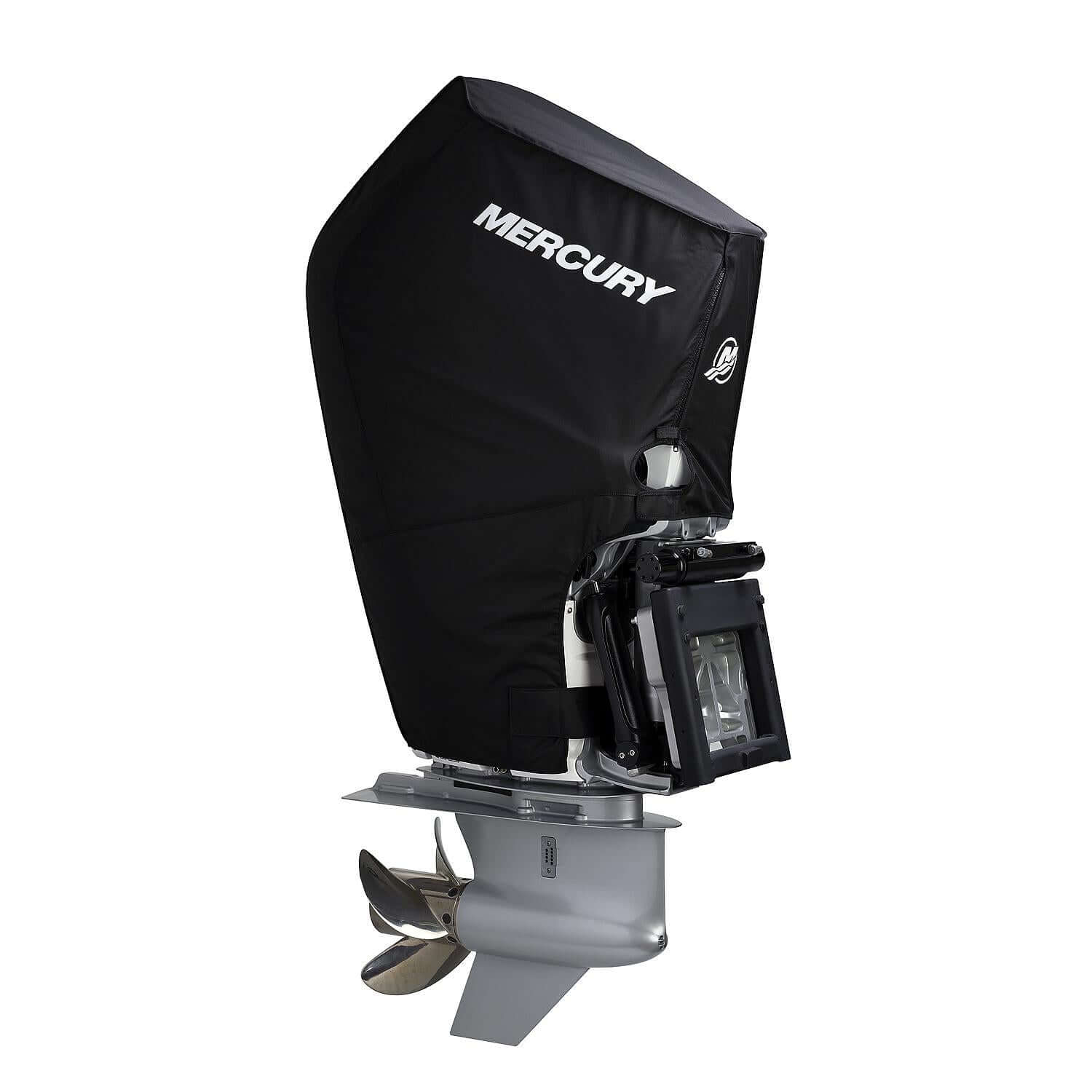 Housse de moteur hors-bord Mercury Marine Tow N Stow pour moteurs Verado V10 de 350-425 ch, noire, 8M0221497