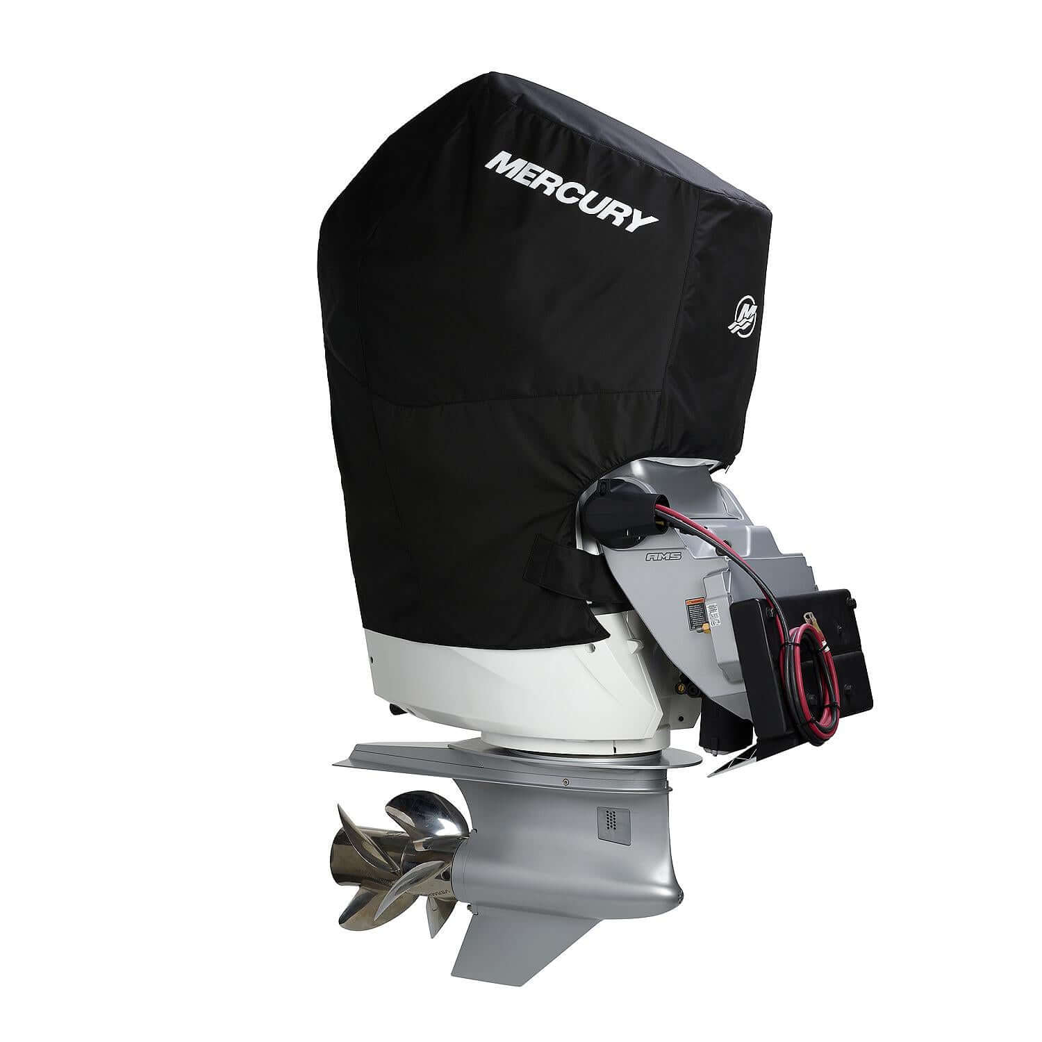 Housse de moteur hors-bord Mercury Marine Tow N Stow pour moteurs Verado V12 600 ch, noire, 8M0221498