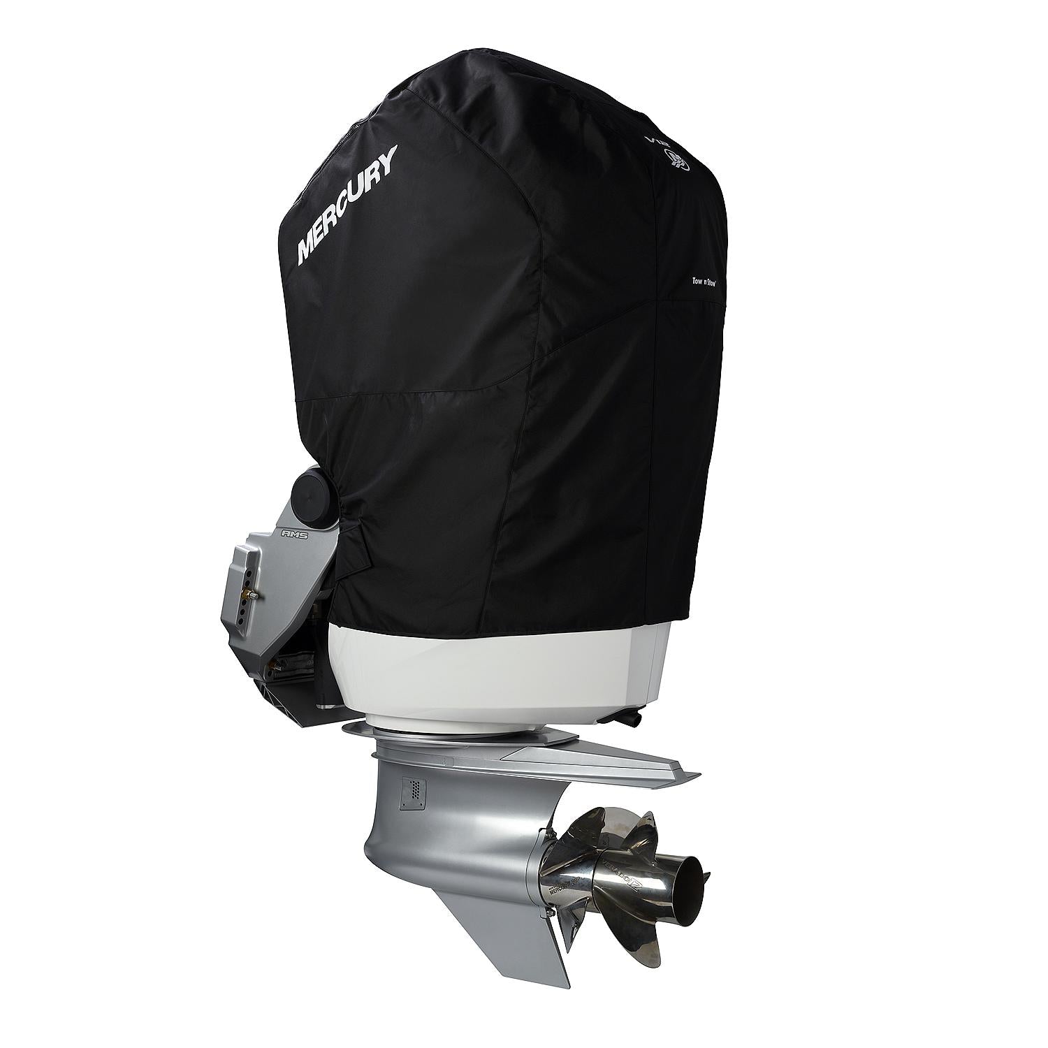 Mercury Marine Tow N Stow Outboard Cover for V12 600hp Verado Engines, Black, 8M0221498