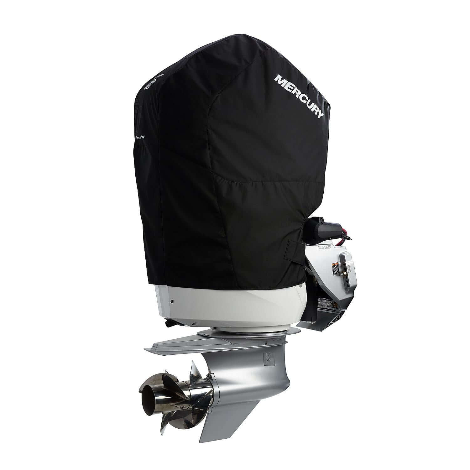 Mercury Marine Tow N Stow Outboard Cover for V12 600hp Verado Engines, Black, 8M0221498