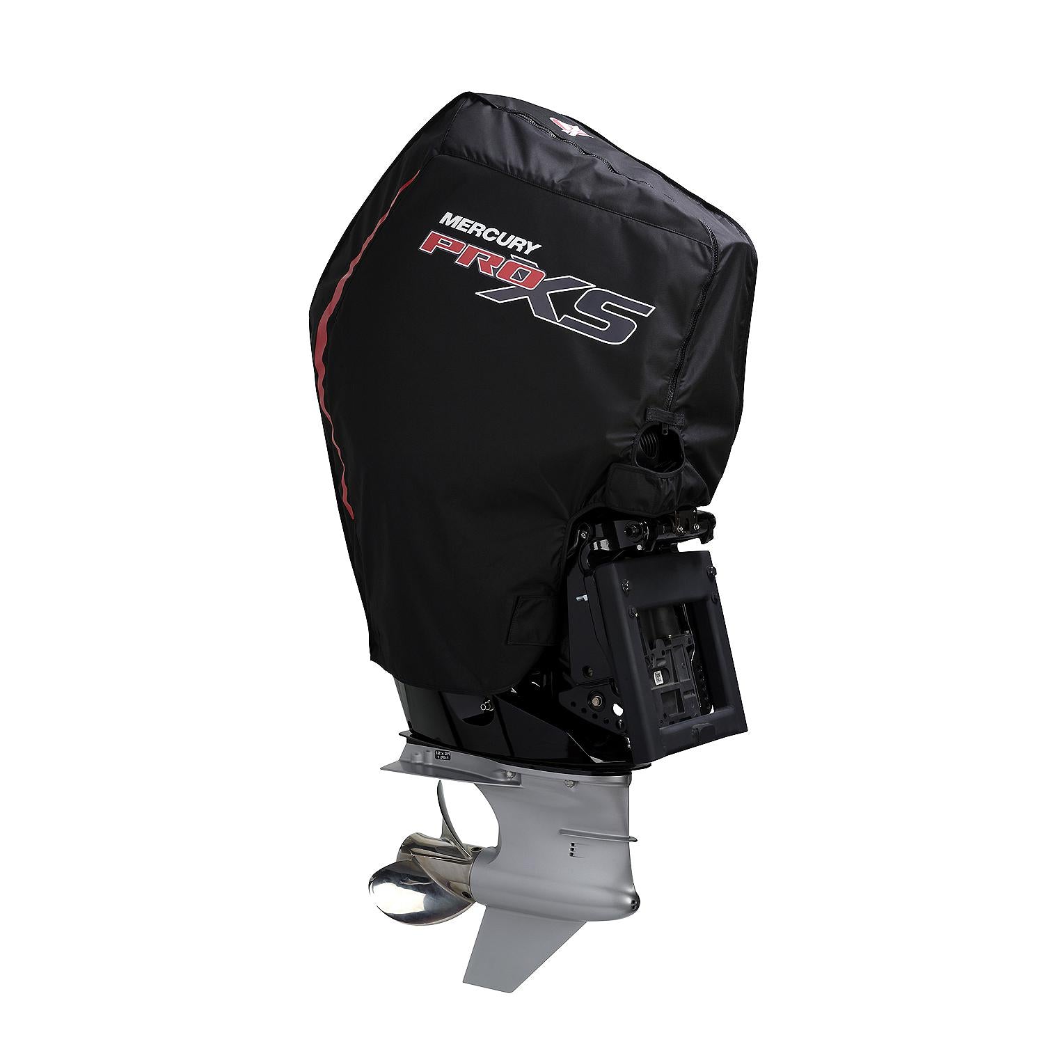 Mercury Marine Tow N Stow Outboard Cover for V8 200-300hp Pro XS Engines, Black, 8M0221499