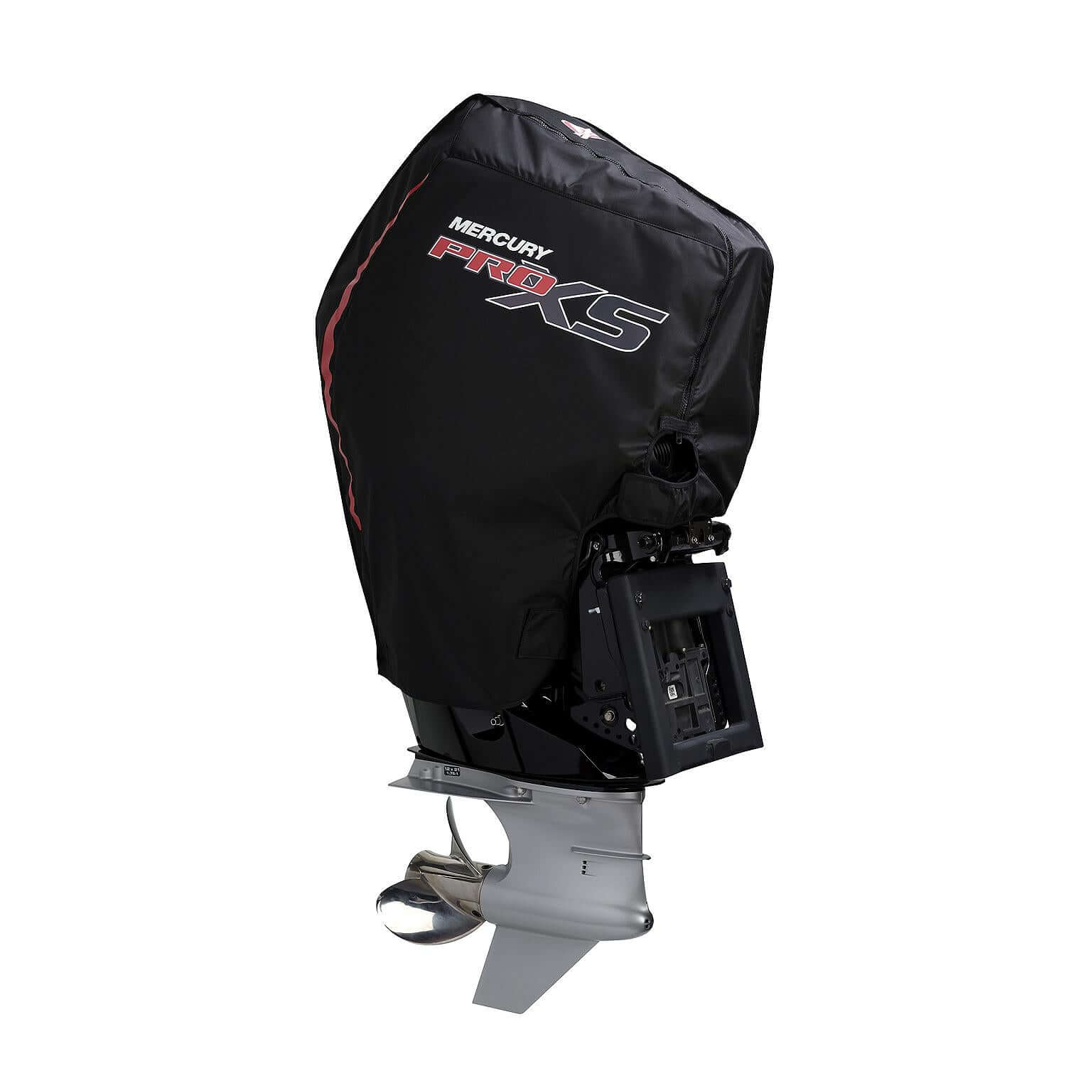 Housse de moteur hors-bord Mercury Marine Tow N Stow pour moteurs Pro XS V8 200-300 ch, noir, 8M0221499