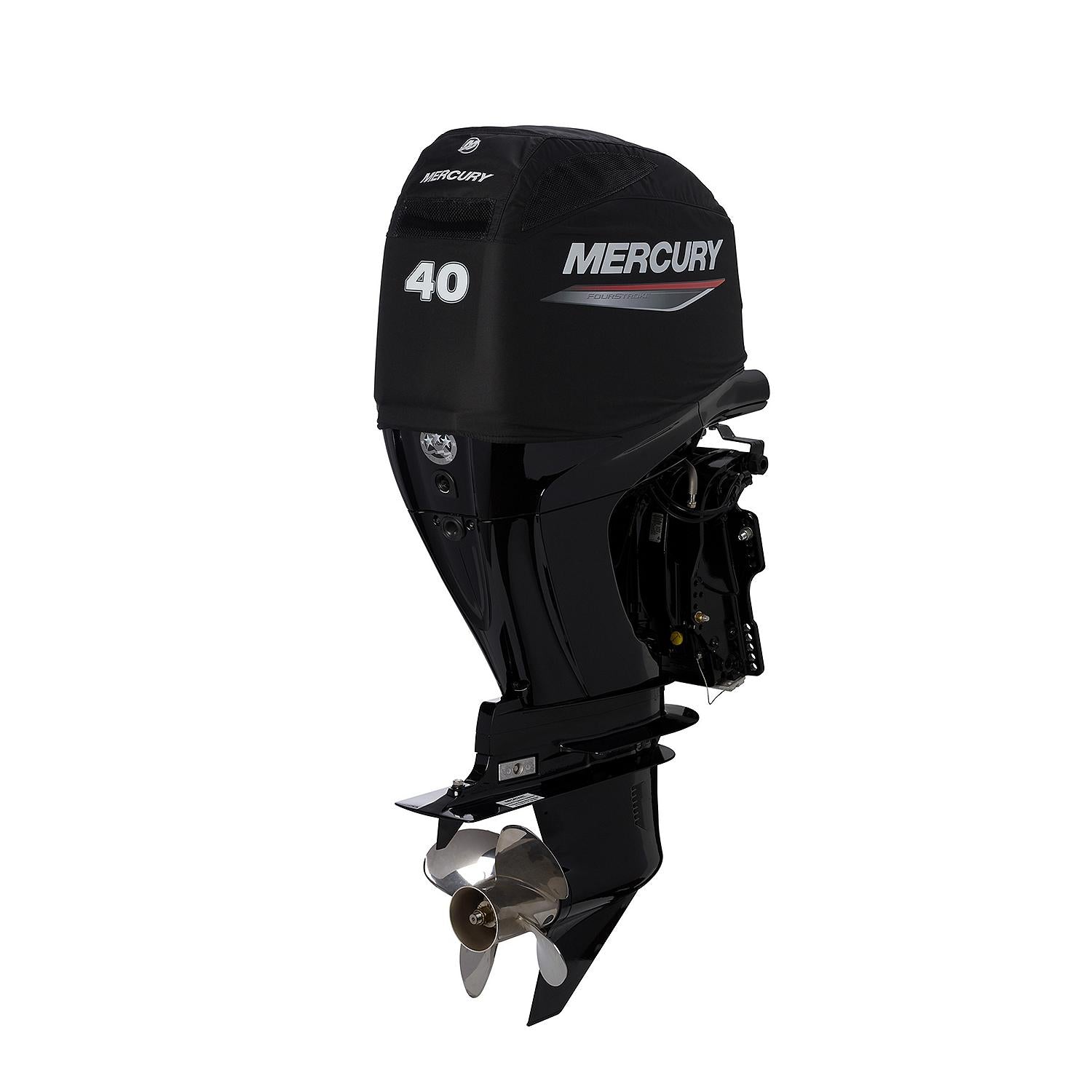Mercury Marine Vented Splash Cover for 40hp FourStroke Outboard Engines, Black, 8M0228502
