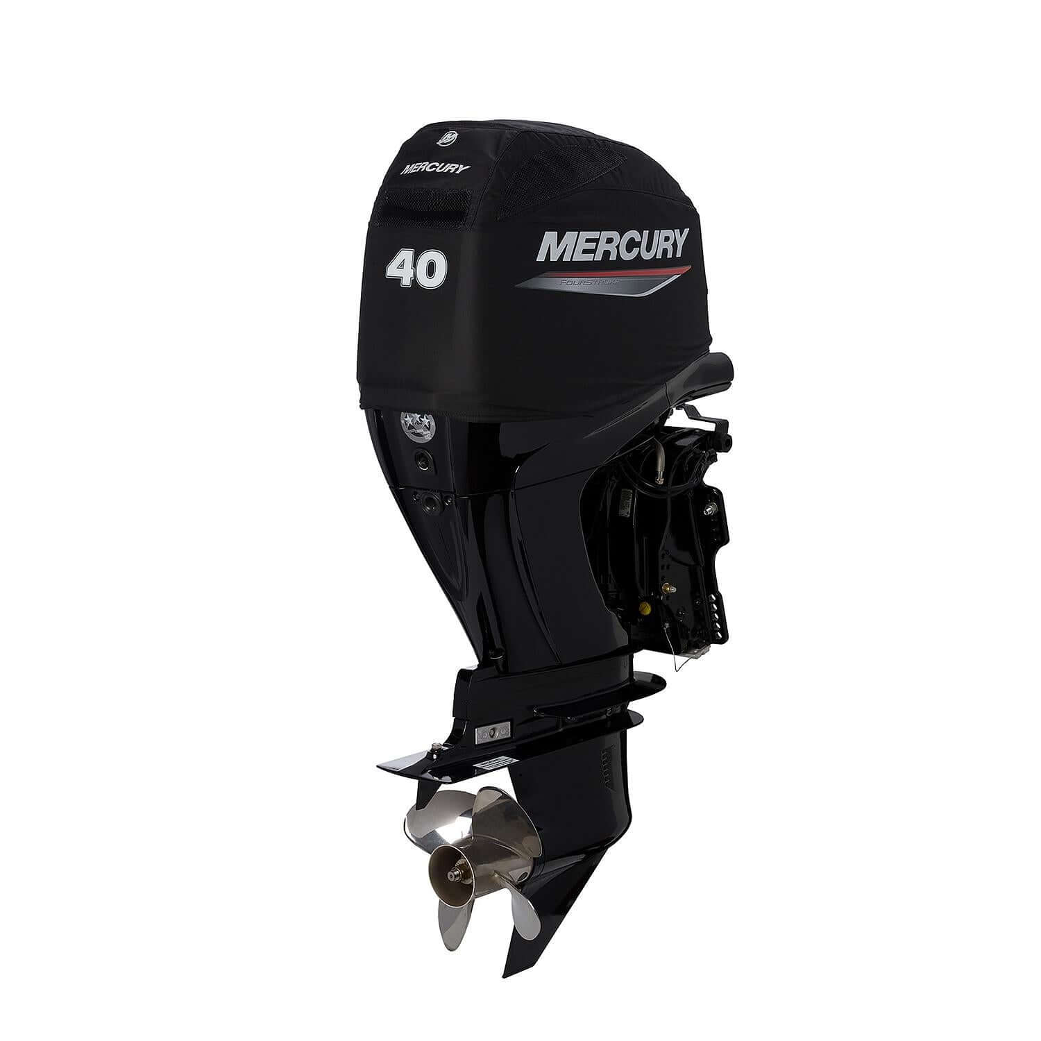 Capot moteur ventilé Mercury Marine pour moteurs hors-bord quatre temps 40 CV, Noir, 8M0228502