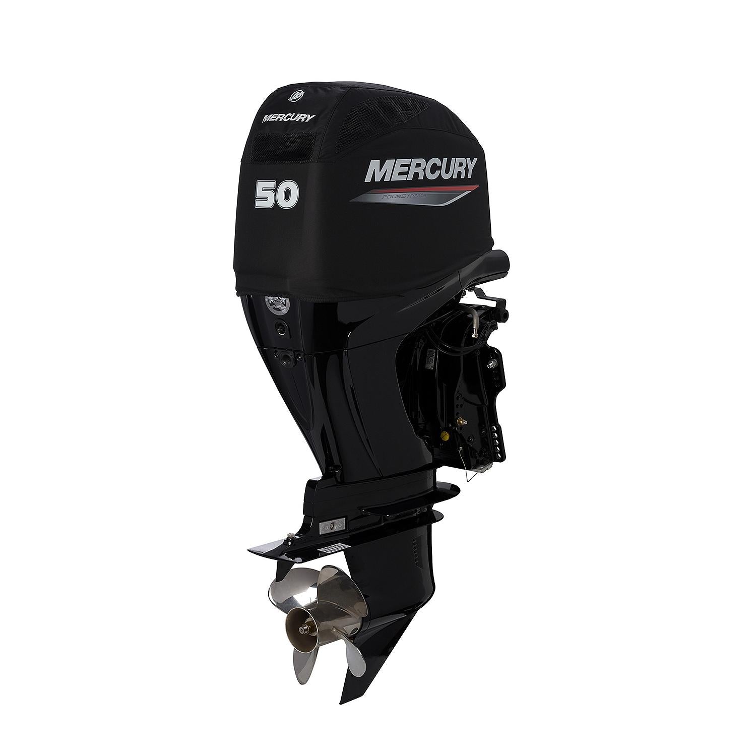 Mercury Marine Vented Splash Cover for 50hp FourStroke Outboard Engines, Black, 8M0228503