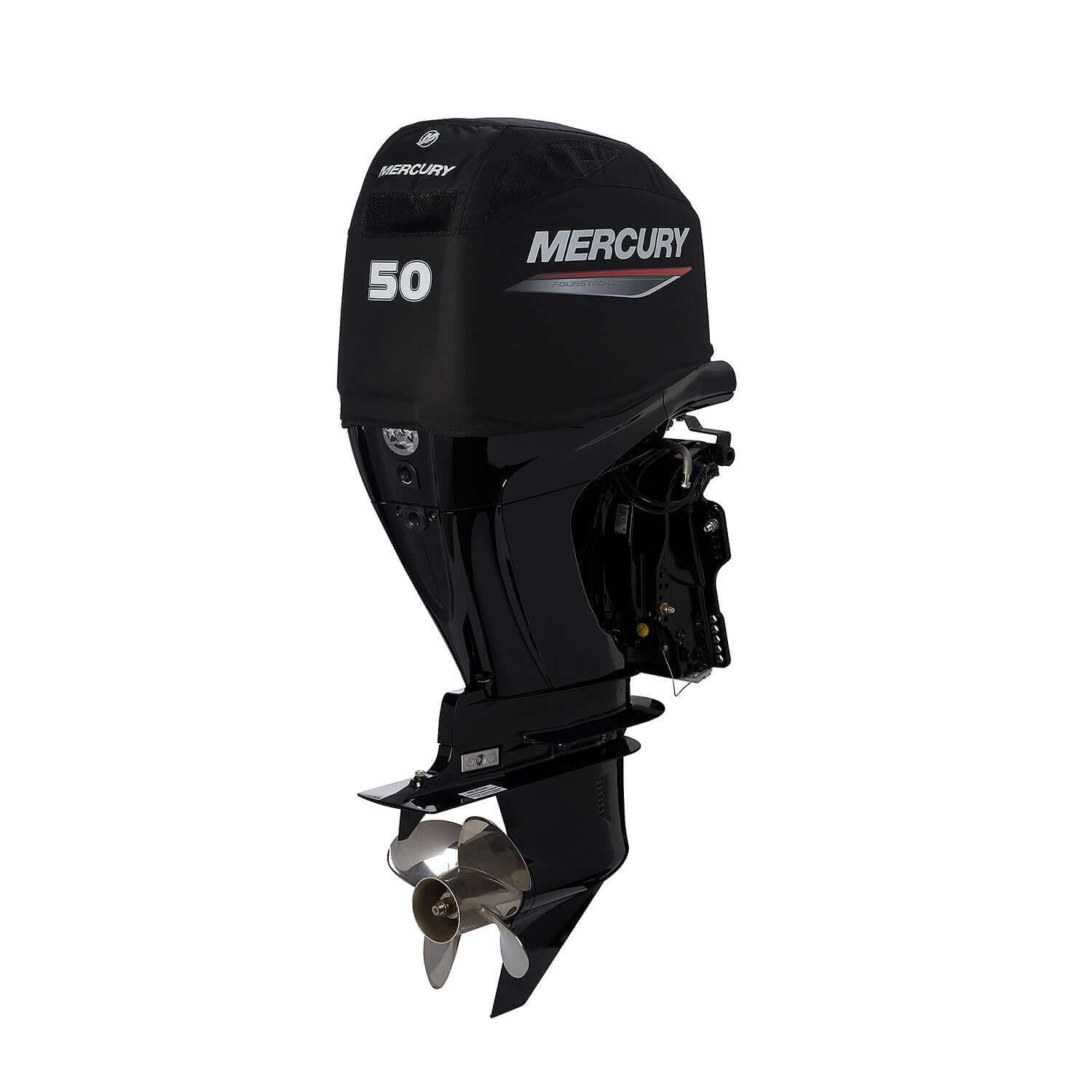 Housse anti-éclaboussures ventilée Mercury Marine pour moteurs hors-bord FourStroke 50 CV, noire, 8M0228503