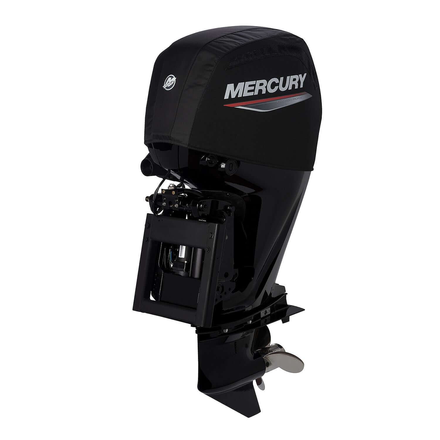 Housse de protection aérée Mercury Marine pour moteurs hors-bord FourStroke 2,1 L 115 ch, noire, 8M0228509