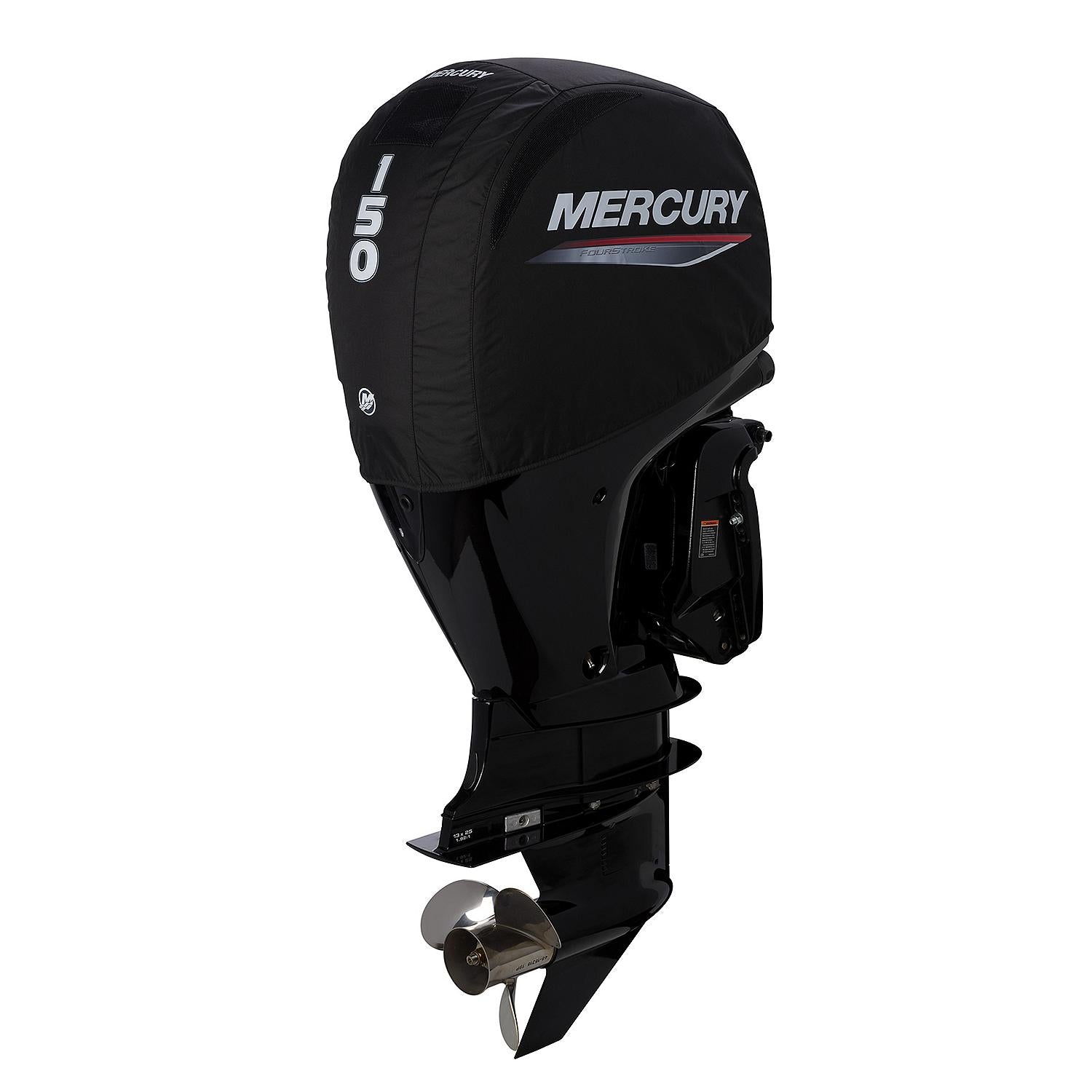 Mercury Marine Vented Splash Cover for 150hp FourStroke Outboard Engines, Black, 8M0228510