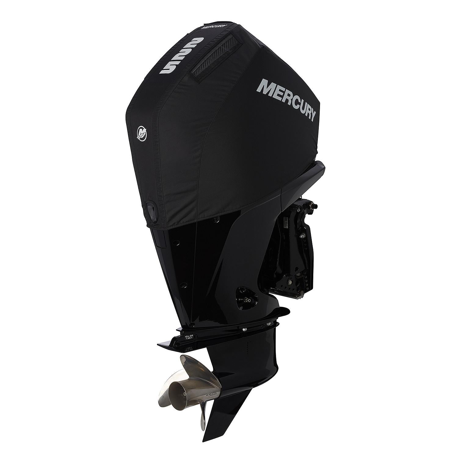 Mercury Marine Vented Splash Cover for 3.4L V6 225hp FourStroke Outboard Engines, Black, 8M0228512