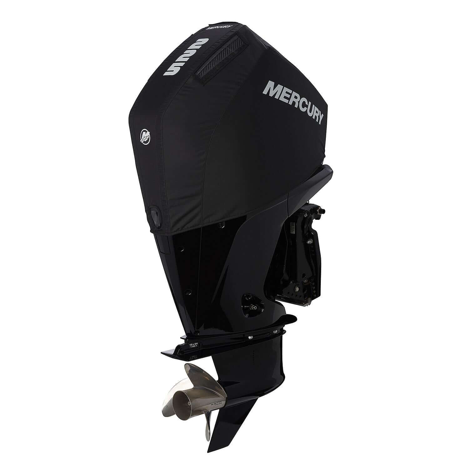 Housse de protection aérée Mercury Marine pour moteurs hors-bord V6 3,4 L 225 ch quatre temps, noire, 8M0228512