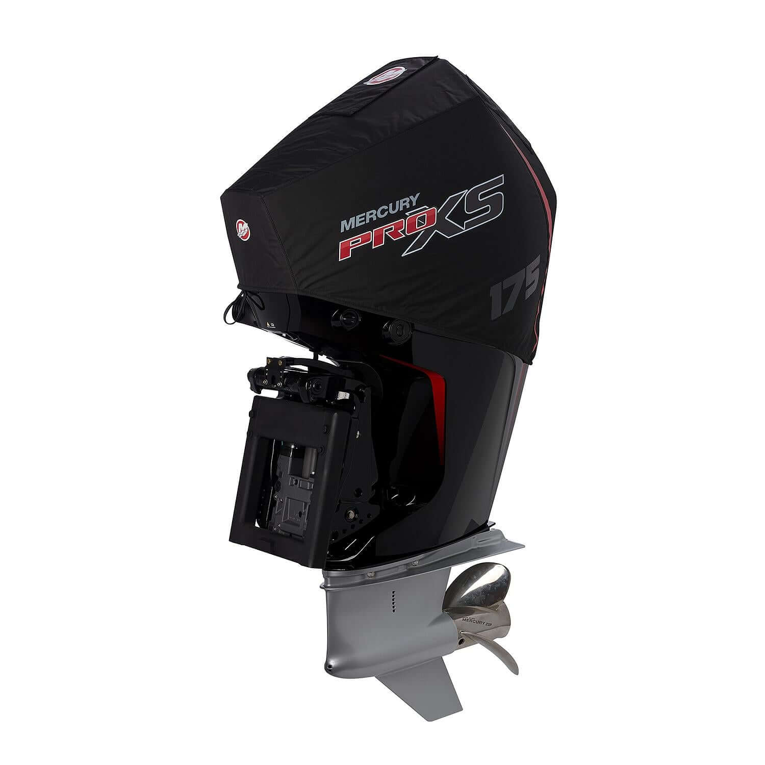 Mercury Marine Vented Splash Cover for 3.4L V6 175hp Pro XS Outboard Engines, Black, 8M0228532