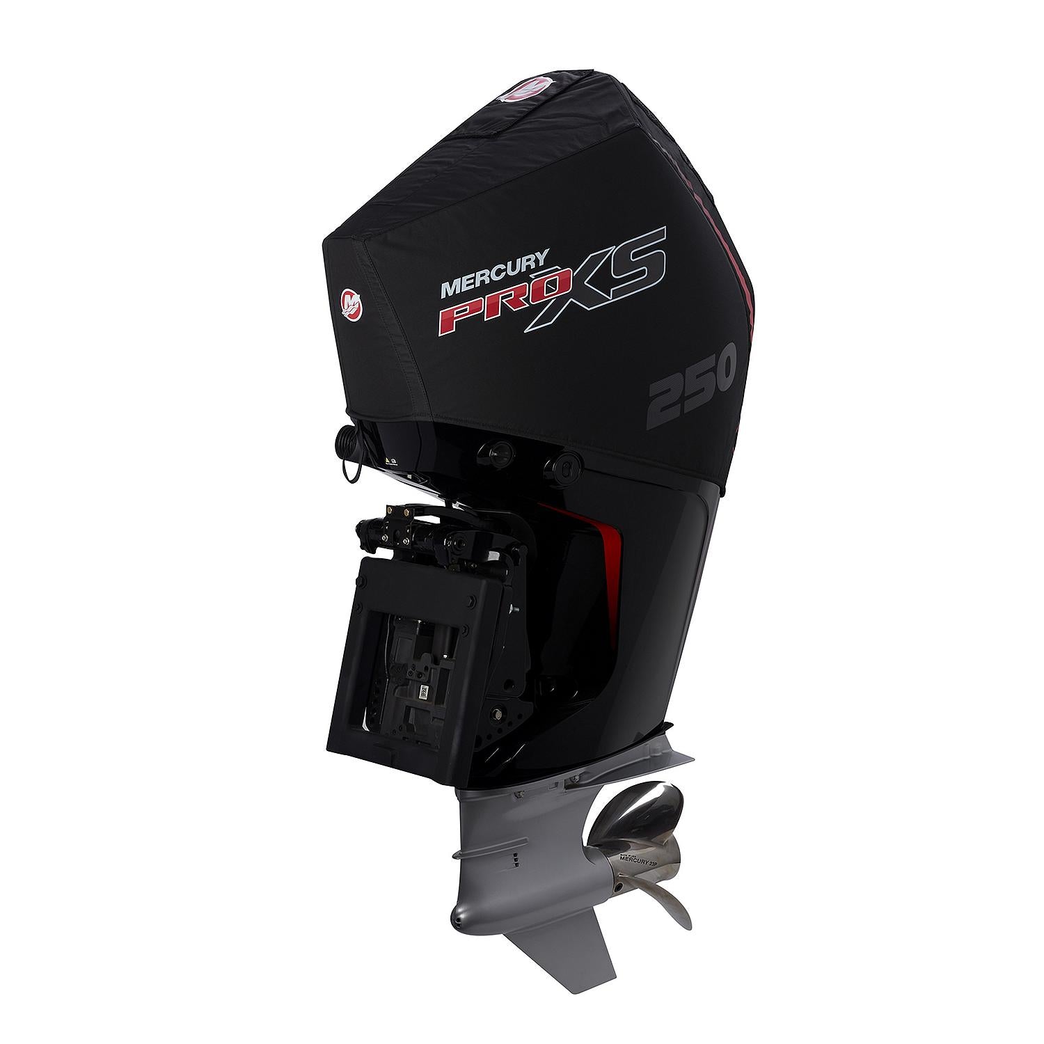 Mercury Marine Vented Splash Cover for 4.6L V8 250hp Pro XS Outboard Engines, Black, 8M0228535