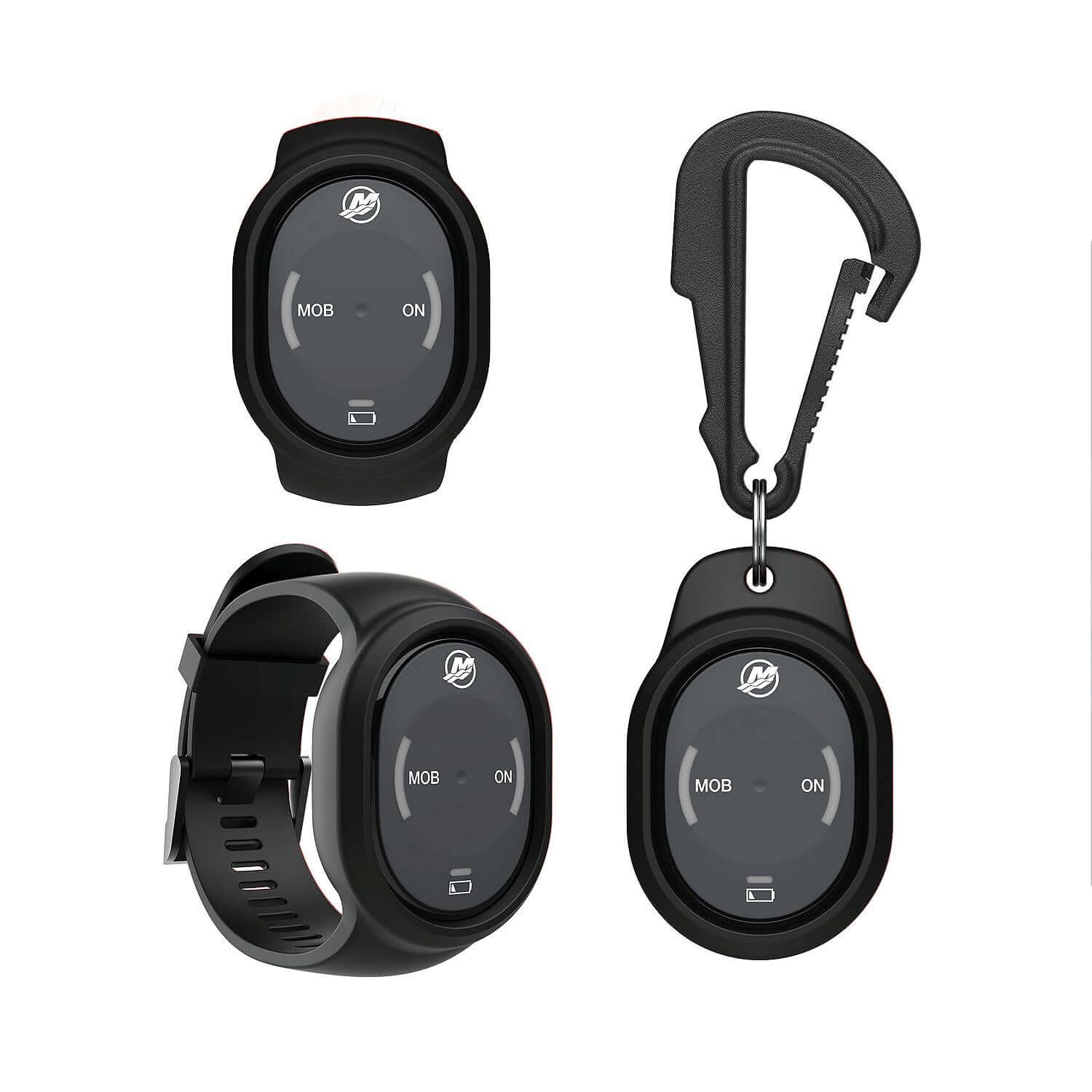 Wearable Fob Kit, Mercury SmartCraft Engines, Passenger Fob, Wristband & Carabiner Clip, 8M6007944 - 8M6007944