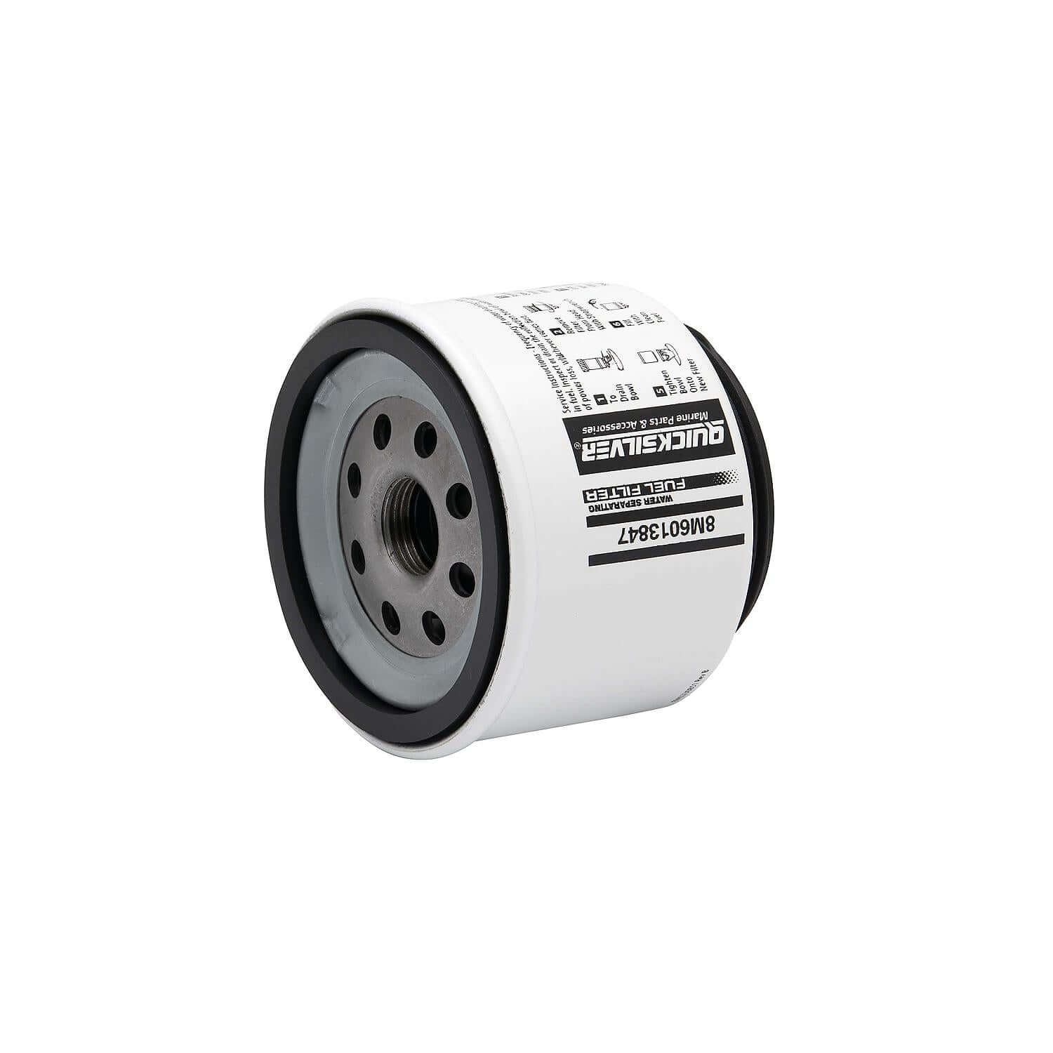 Quicksilver 8M6013847 Water-Separating Fuel Filter for Select Honda and Suzuki Outboards Up to 140hp