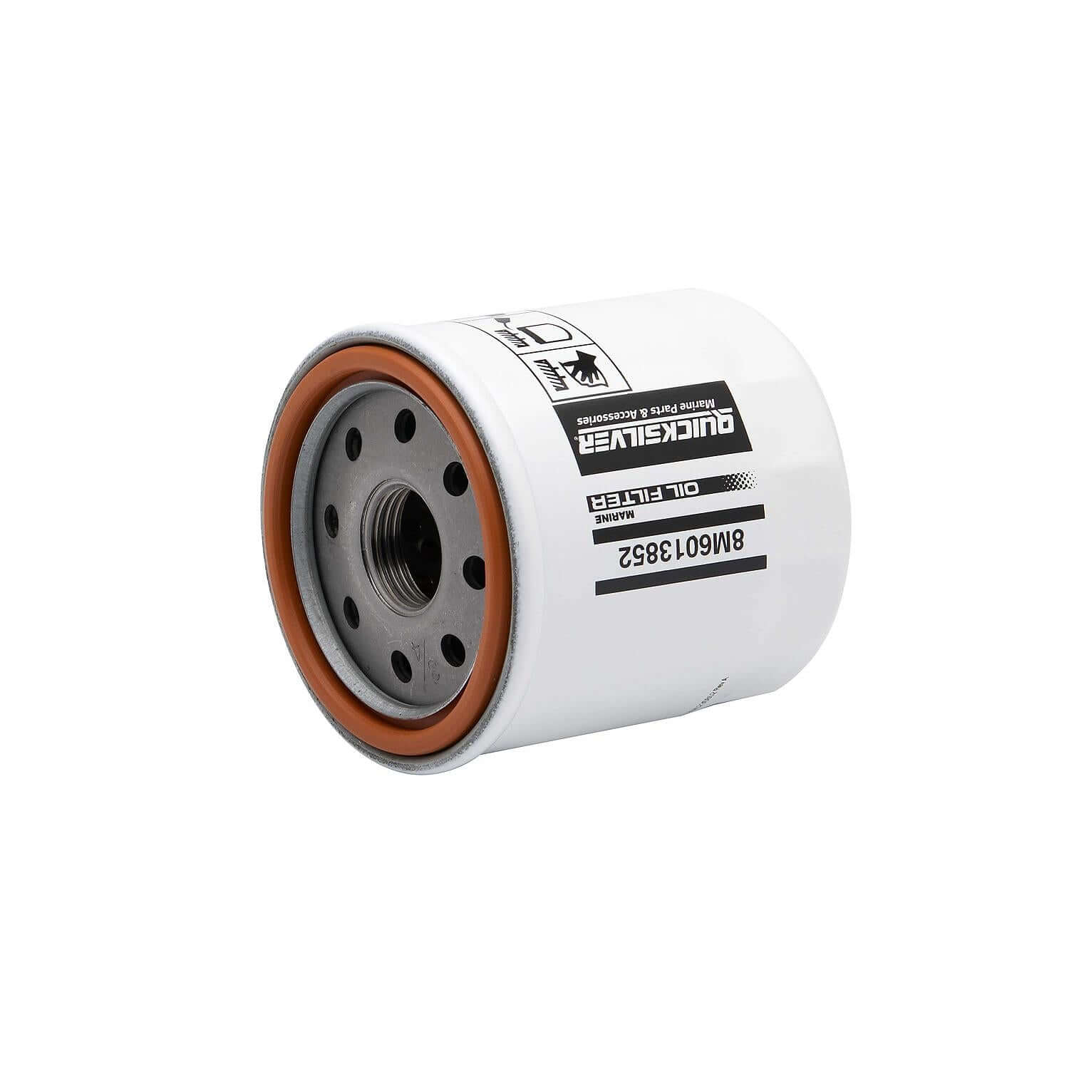 Quicksilver 8M6013852 Oil Filter for Select Johnson and Evinrude 9.9-15hp Outboards