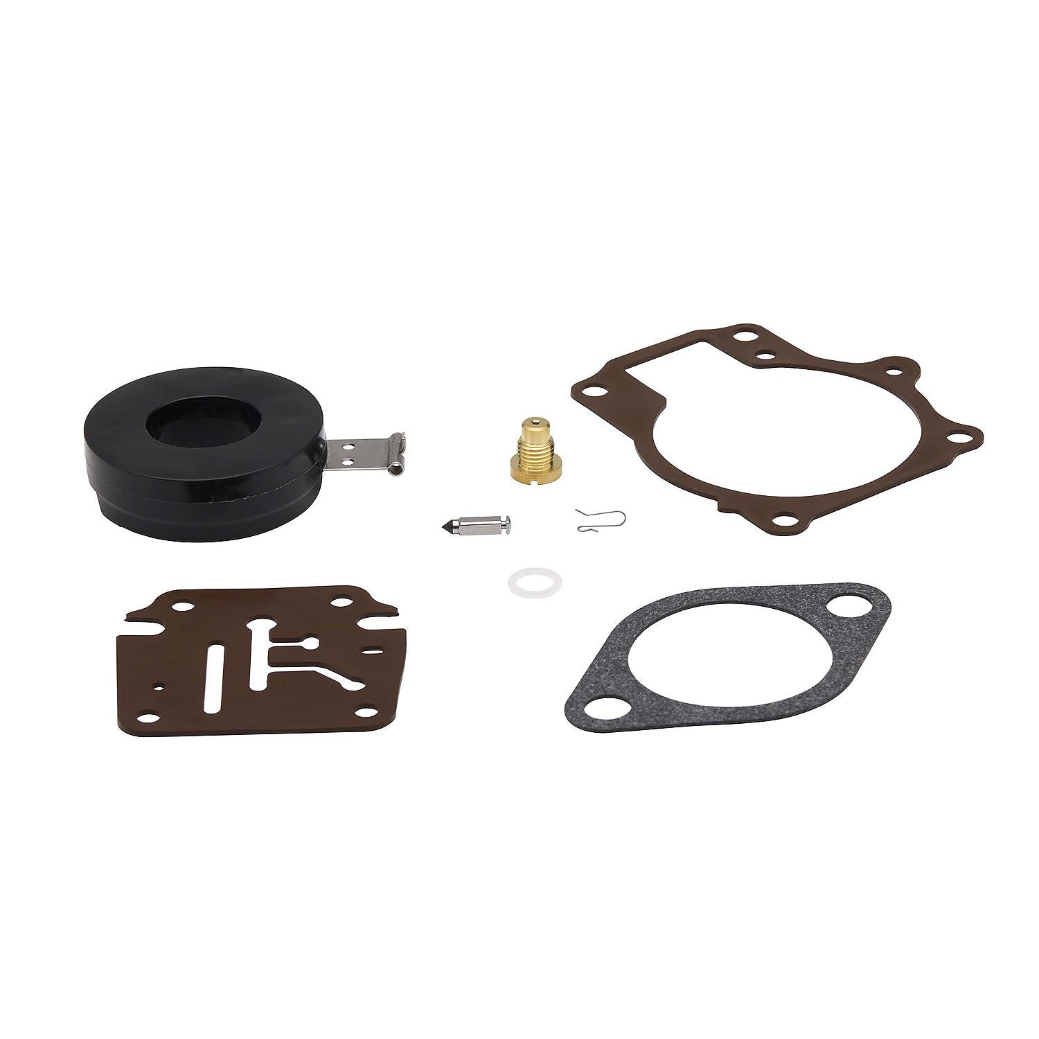 Quicksilver 8M6013875 Carb Repair Kit for Select OMC, Evinrude, Johnson 2-Stroke 18-75hp Outboards - 8M6013875