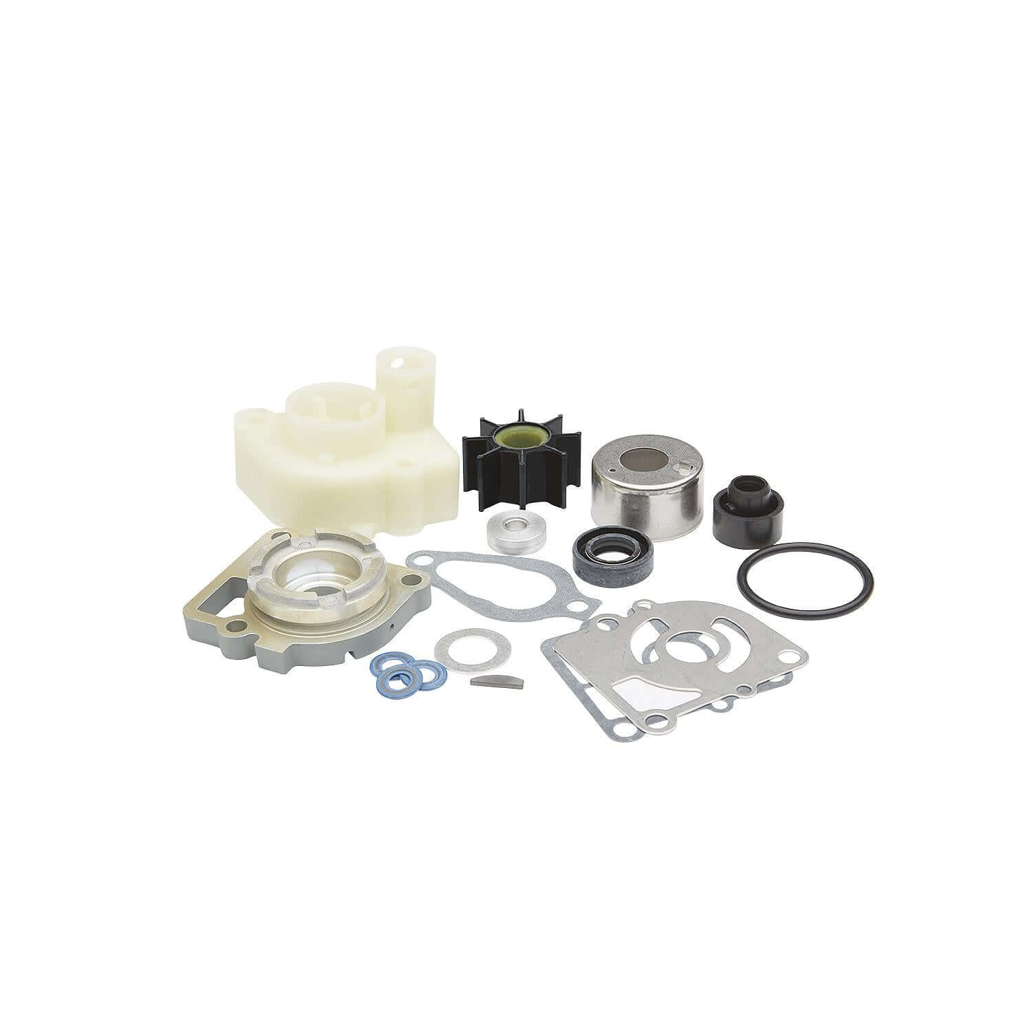 Mercury 8M0120838 15-20hp FourStroke 300 Hour Maintenance Kit components including seals and gaskets.
