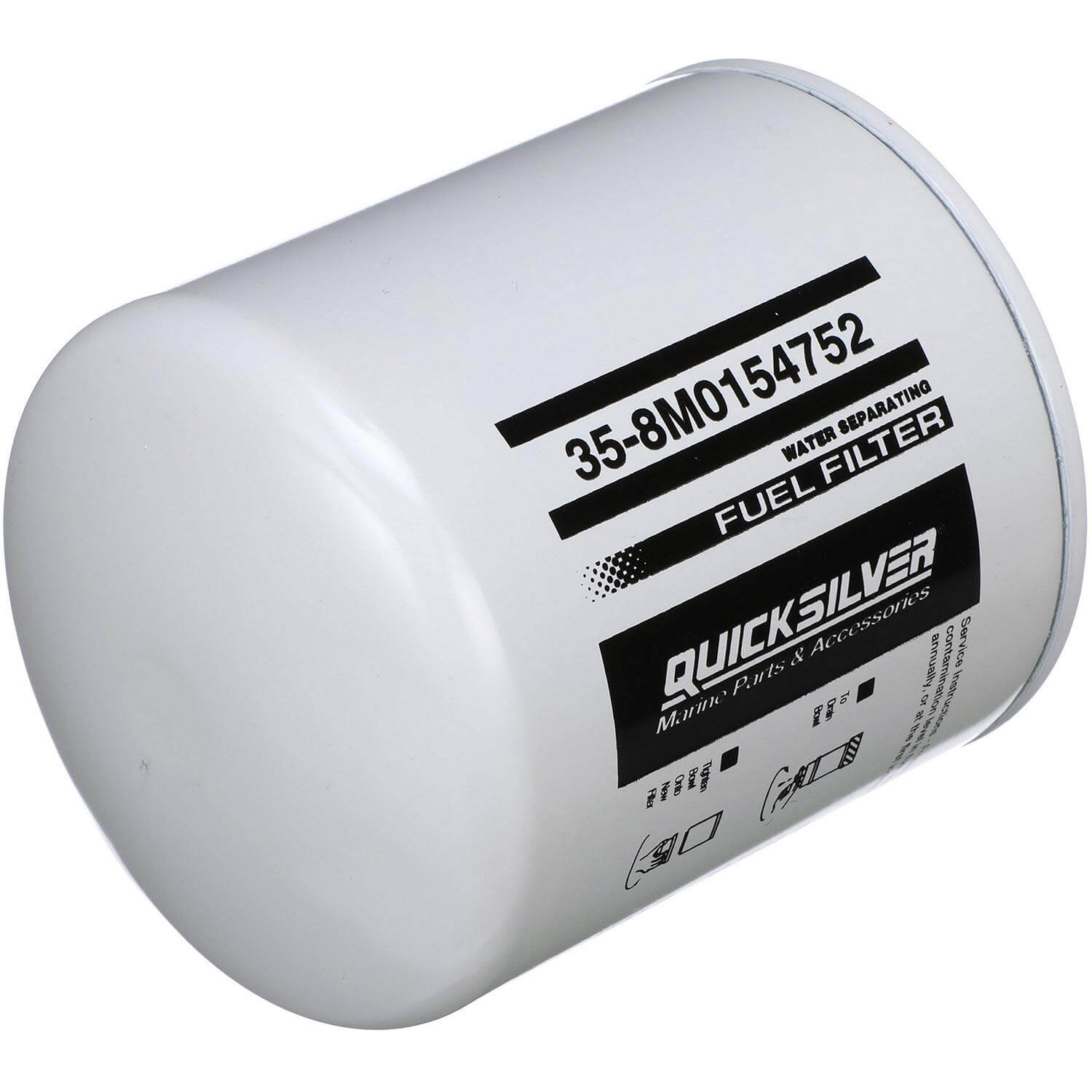 Quicksilver 8M0154752 Water Separating Fuel Filter for Select Yamaha Outboards
