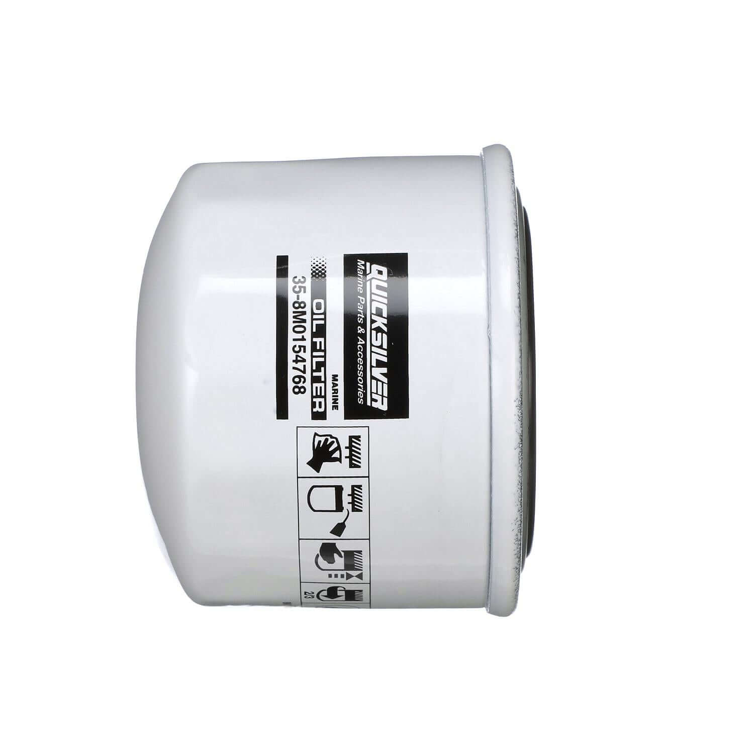 Quicksilver 8M0154768 20 Micron Oil Filter for Various Marine Engines