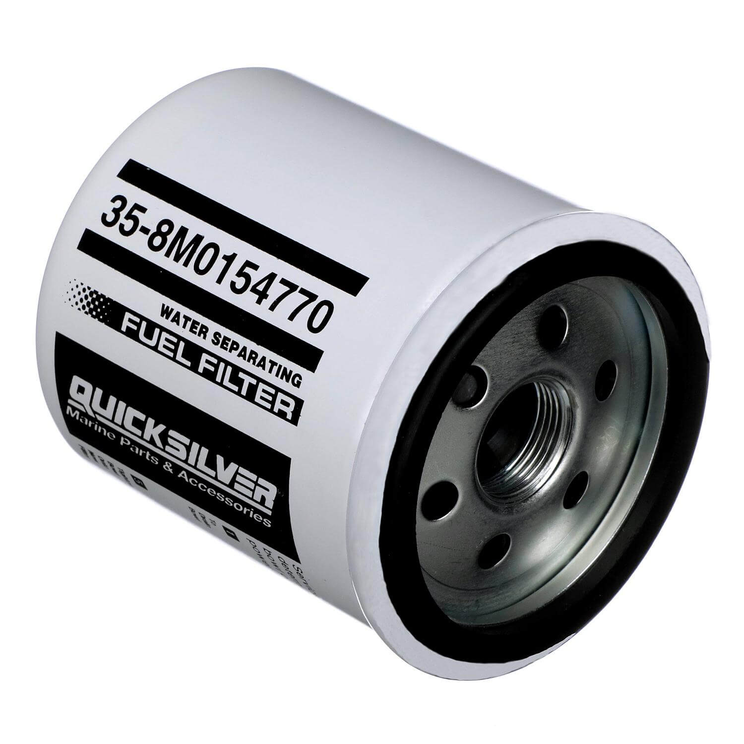 Quicksilver 8M0154770 Water Separating Fuel Filter for Select Volvo Penta, Cobra EFI, Johnson and Evinrude 100-300hp Outboards