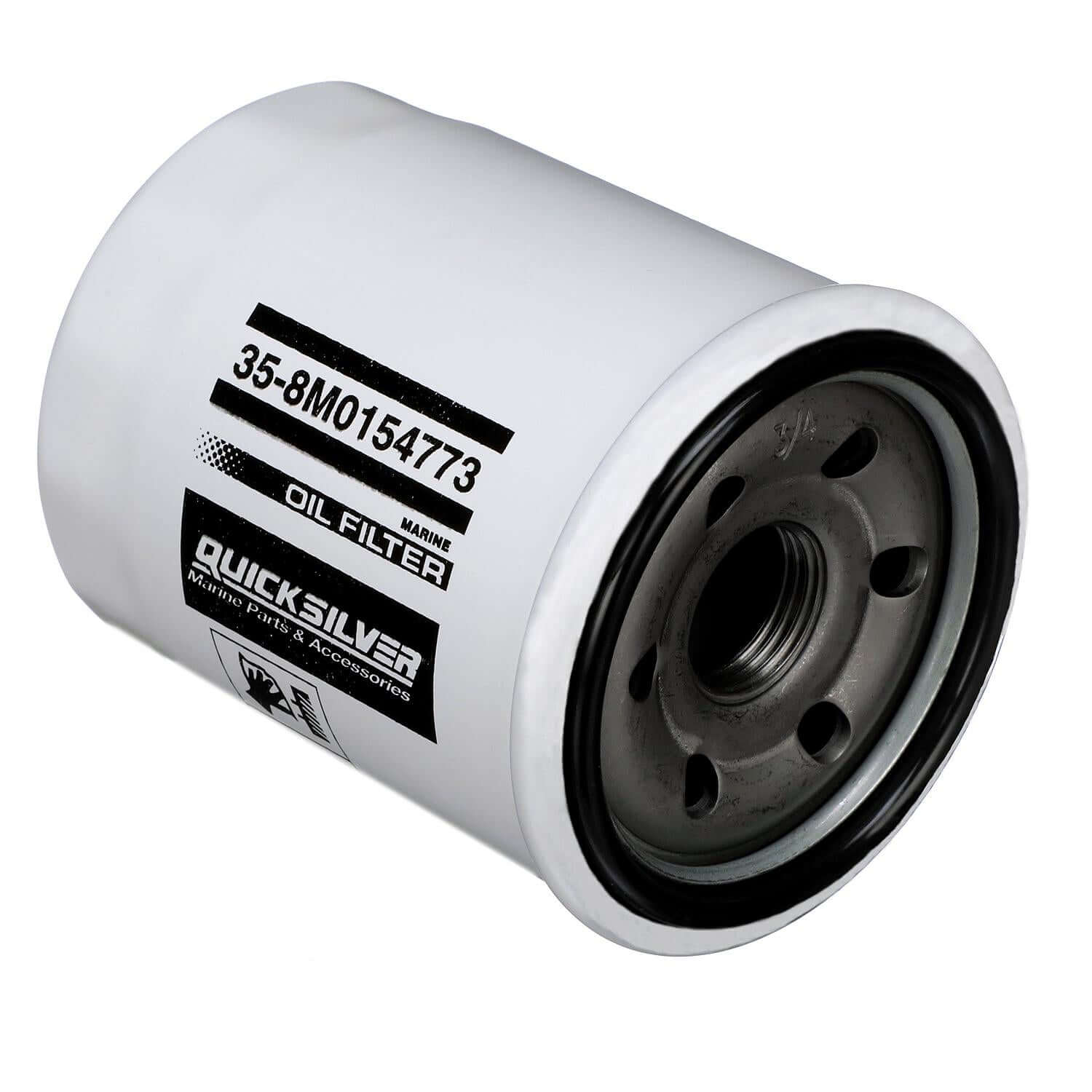Quicksilver 8M0154773 20 Micron Oil Filter for Various Marine Engines