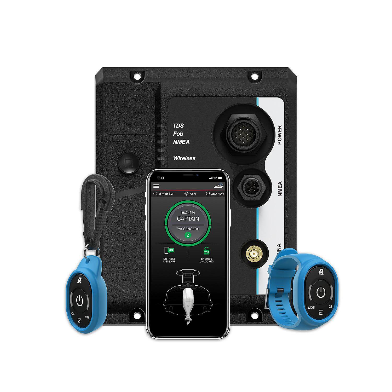 Marine Safety and Security System Kit, All Leading Engine Brands, Single Engine, 8M6007939 - 8M6007939