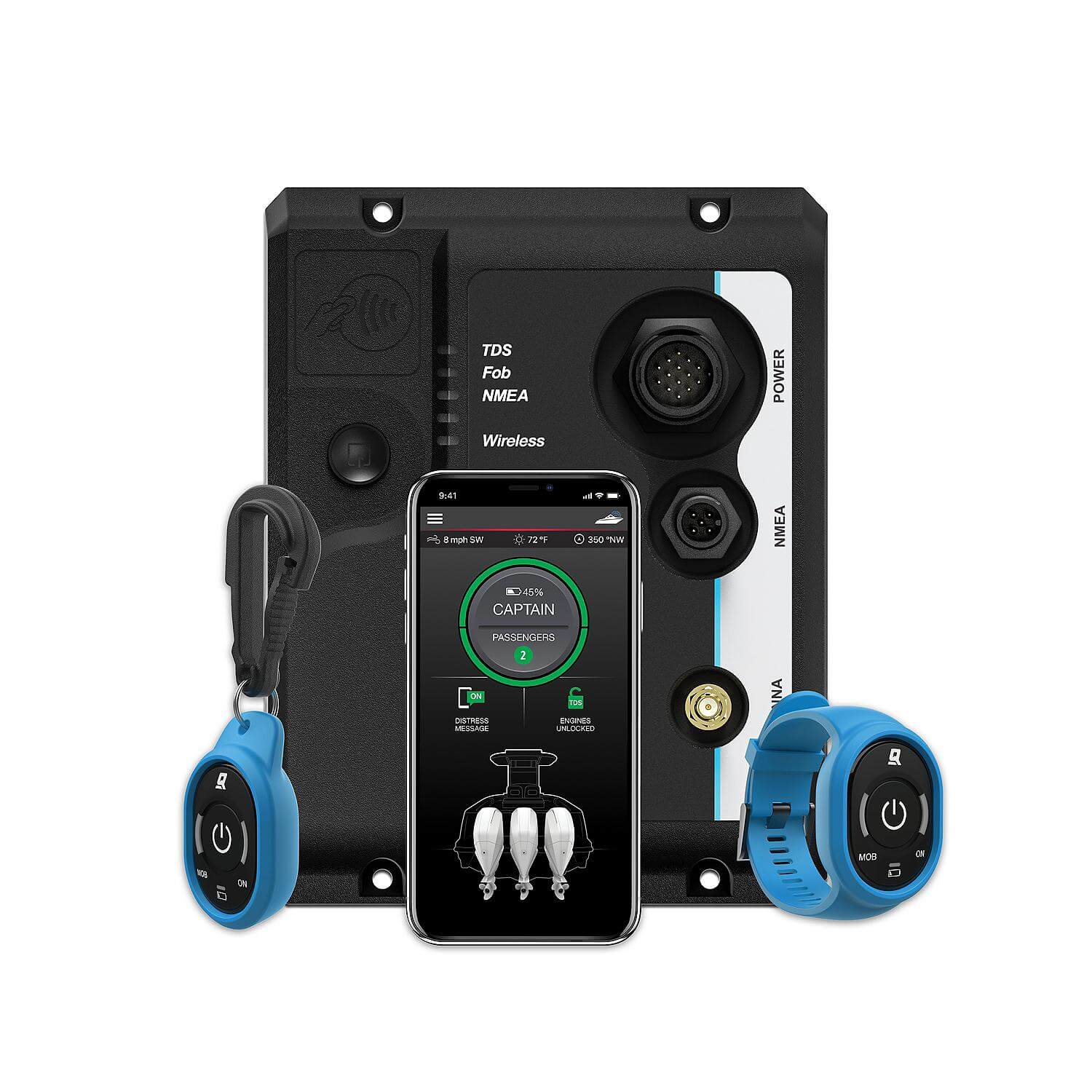 Marine Safety and Security System Kit, All Leading Engine Brands, Dual/Triple Engines, 8M6007940 - 8M6007940