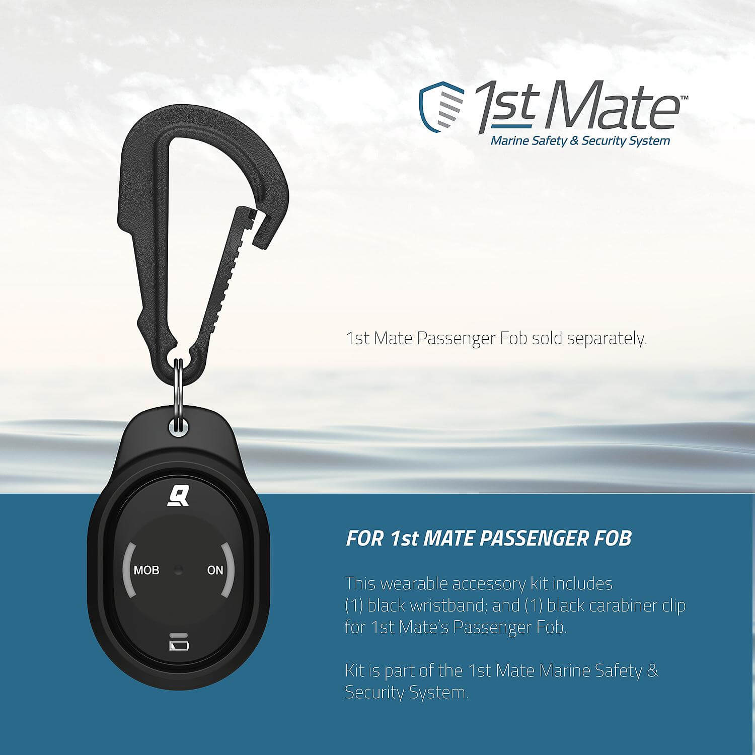 Wearable Accessories, Wristband & Carabiner Clip, Passenger, 8M6007946 - 8M6007946