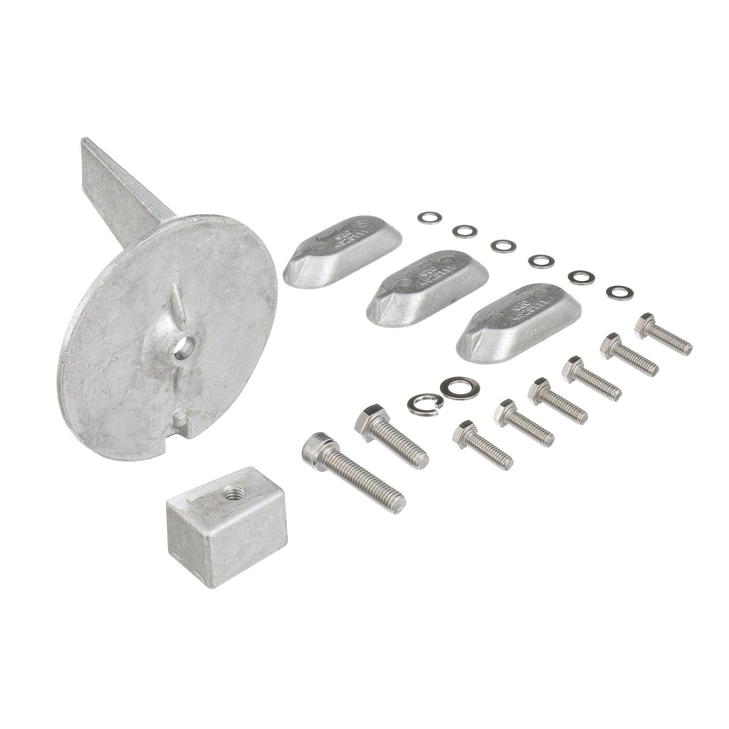 Quicksilver 8M6007993 Aluminum Anode Kit for Yamaha 4T 40-60hp Outboards - 8M6007993