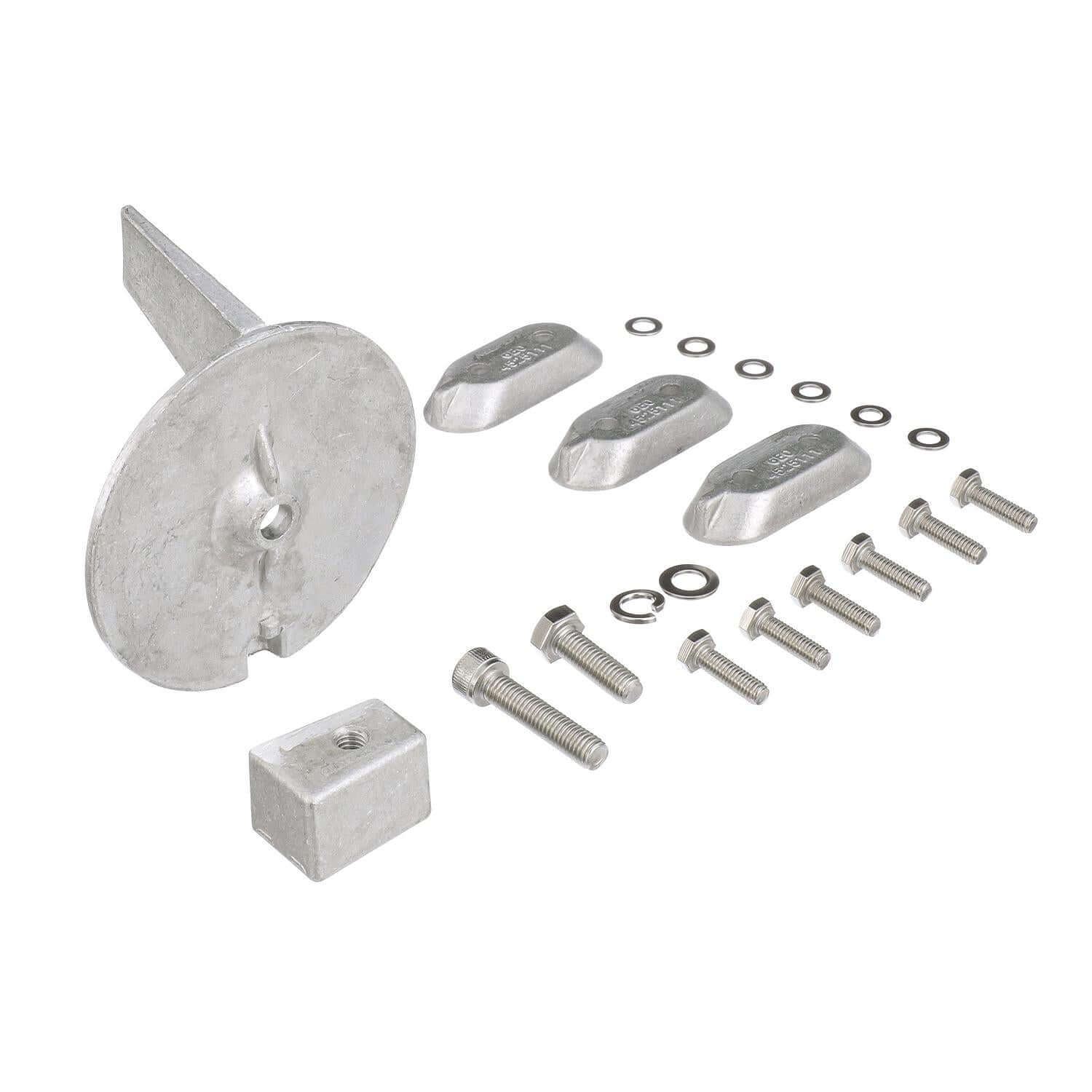 Quicksilver 8M6007993 Aluminum Anode Kit for Yamaha 4T 40-60hp Outboards - 8M6007993