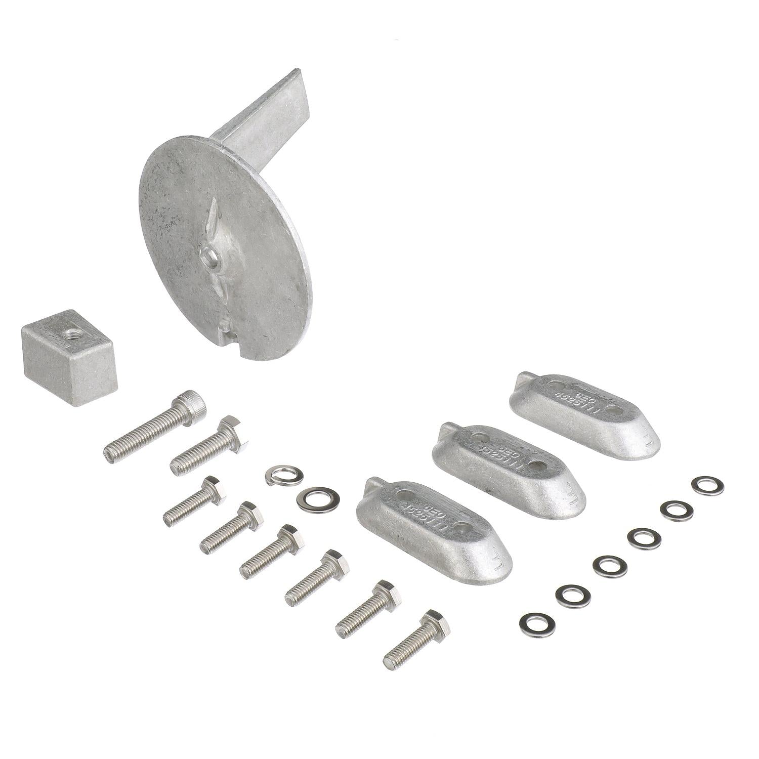 Quicksilver 8M6007993 Aluminum Anode Kit for Yamaha 4T 40-60hp Outboards - 8M6007993