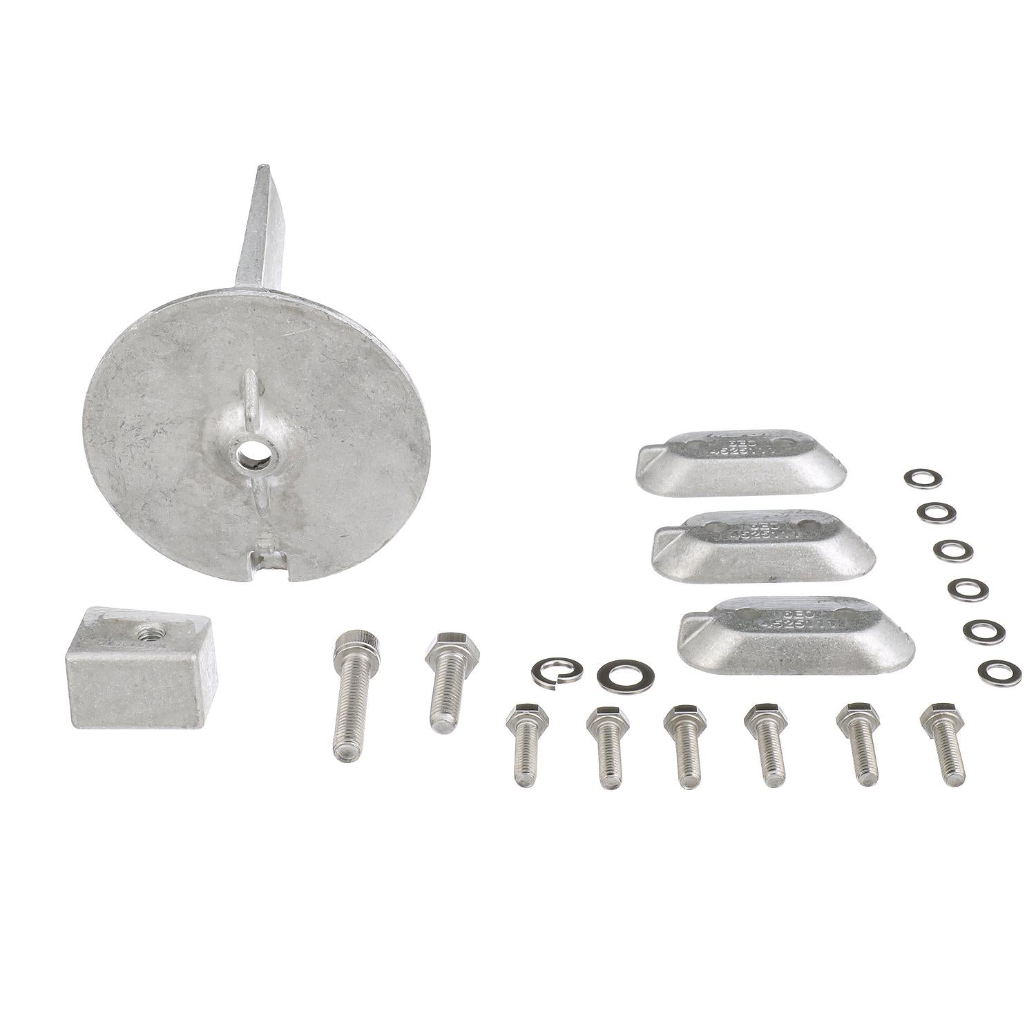 Quicksilver 8M6007993 Aluminum Anode Kit for Yamaha 4T 40-60hp Outboards - 8M6007993