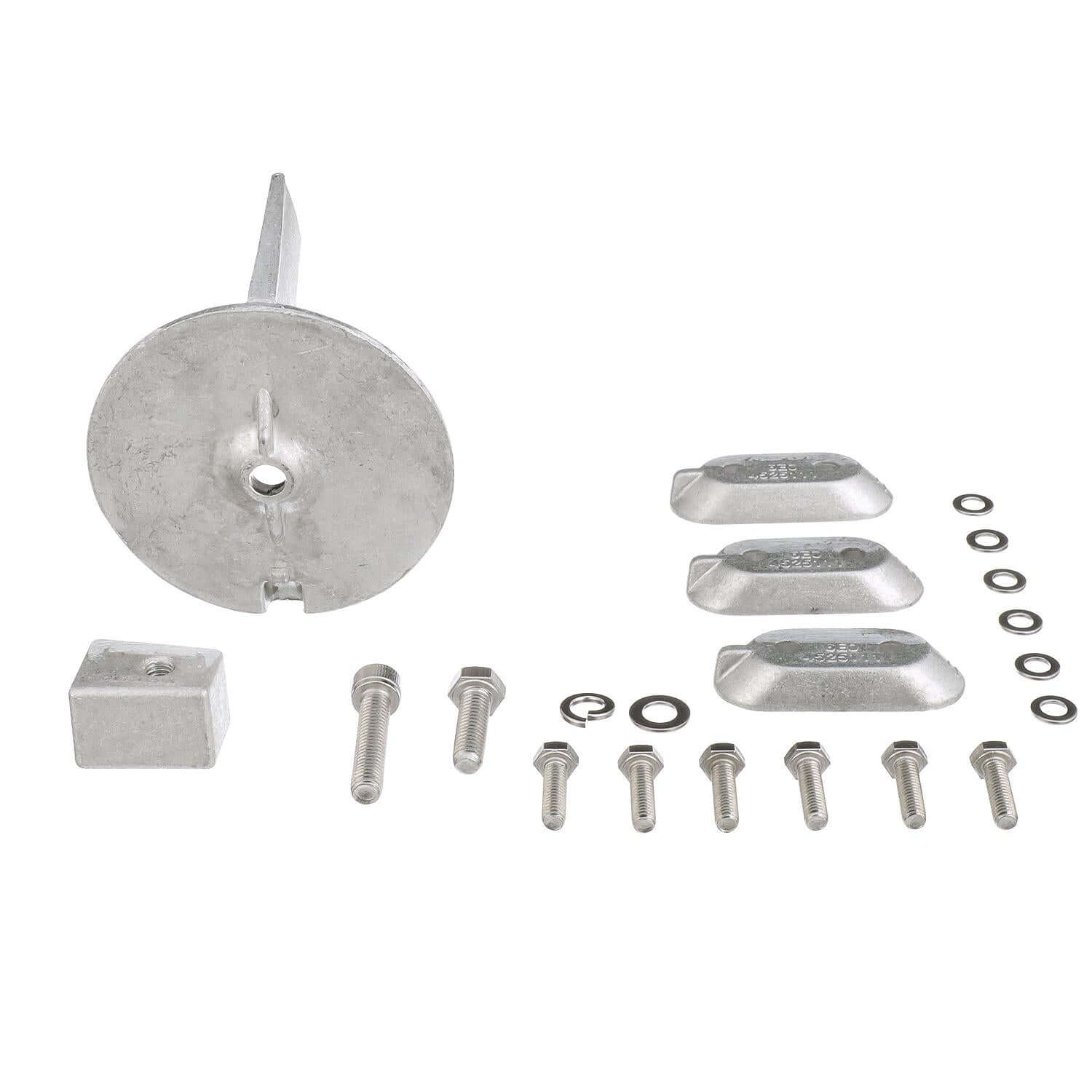 Quicksilver 8M6007993 Aluminum Anode Kit for Yamaha 4T 40-60hp Outboards - 8M6007993