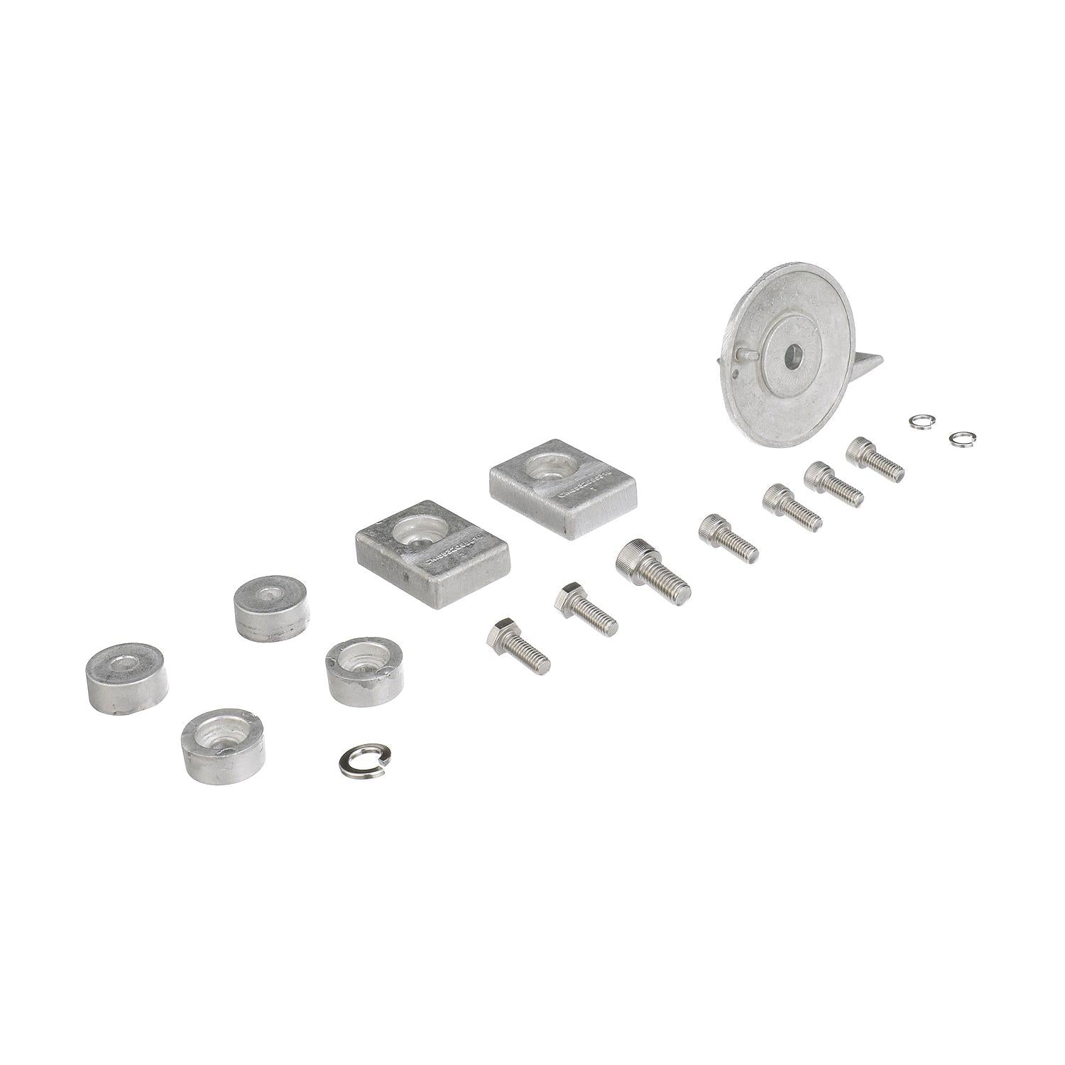 Quicksilver 8M6008005 Aluminum Anode Kit for Suzuki 40-50hp Outboards - 8M6008005