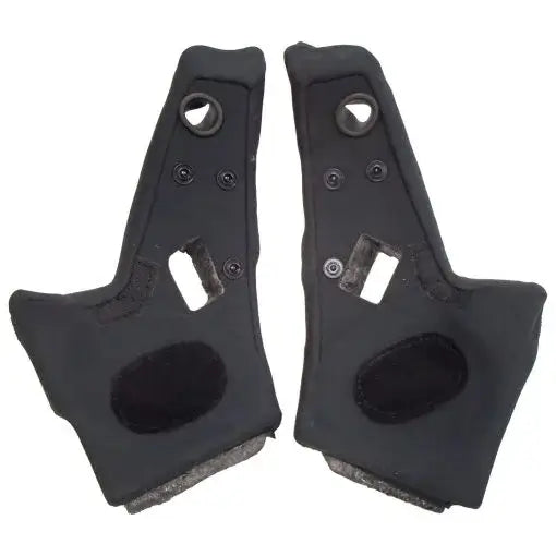 Oxygen helmet cheek pads