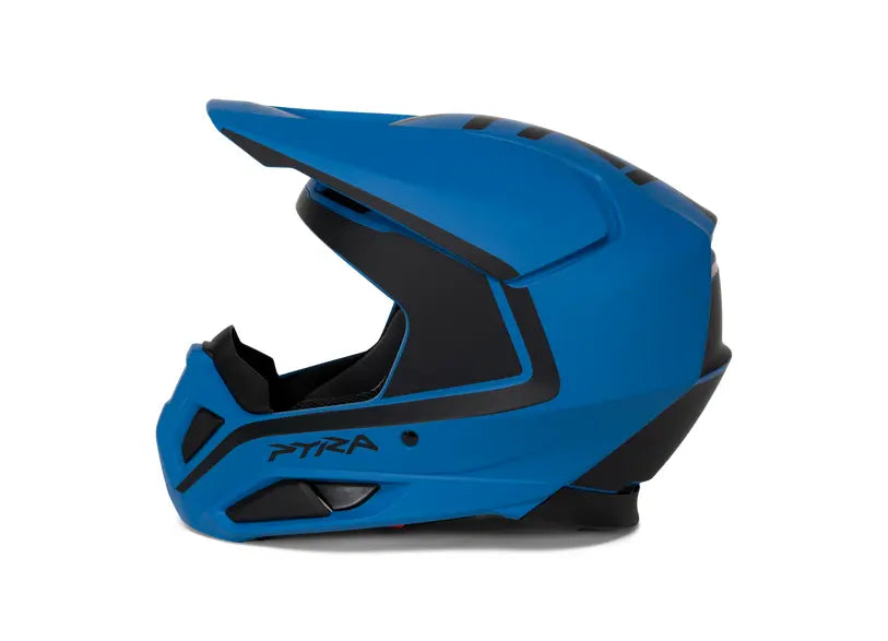 Ski-Doo Pyra Ultra-Light Helmet 929041 in Blue, side view