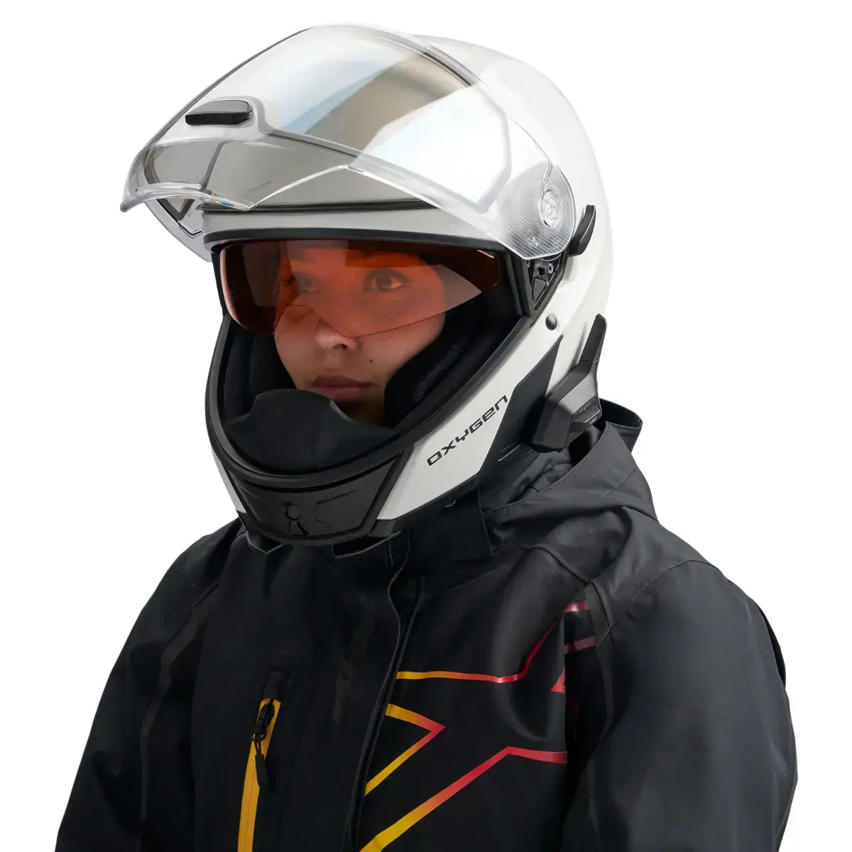 Ski-Doo Oxygen Flow Heated Helmet with Electric Visor (DOT)