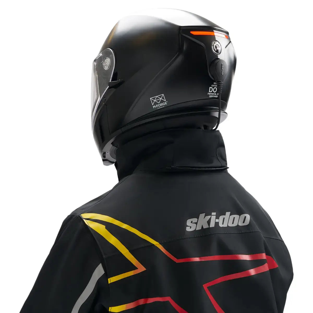 Oxygen flow heated helmet