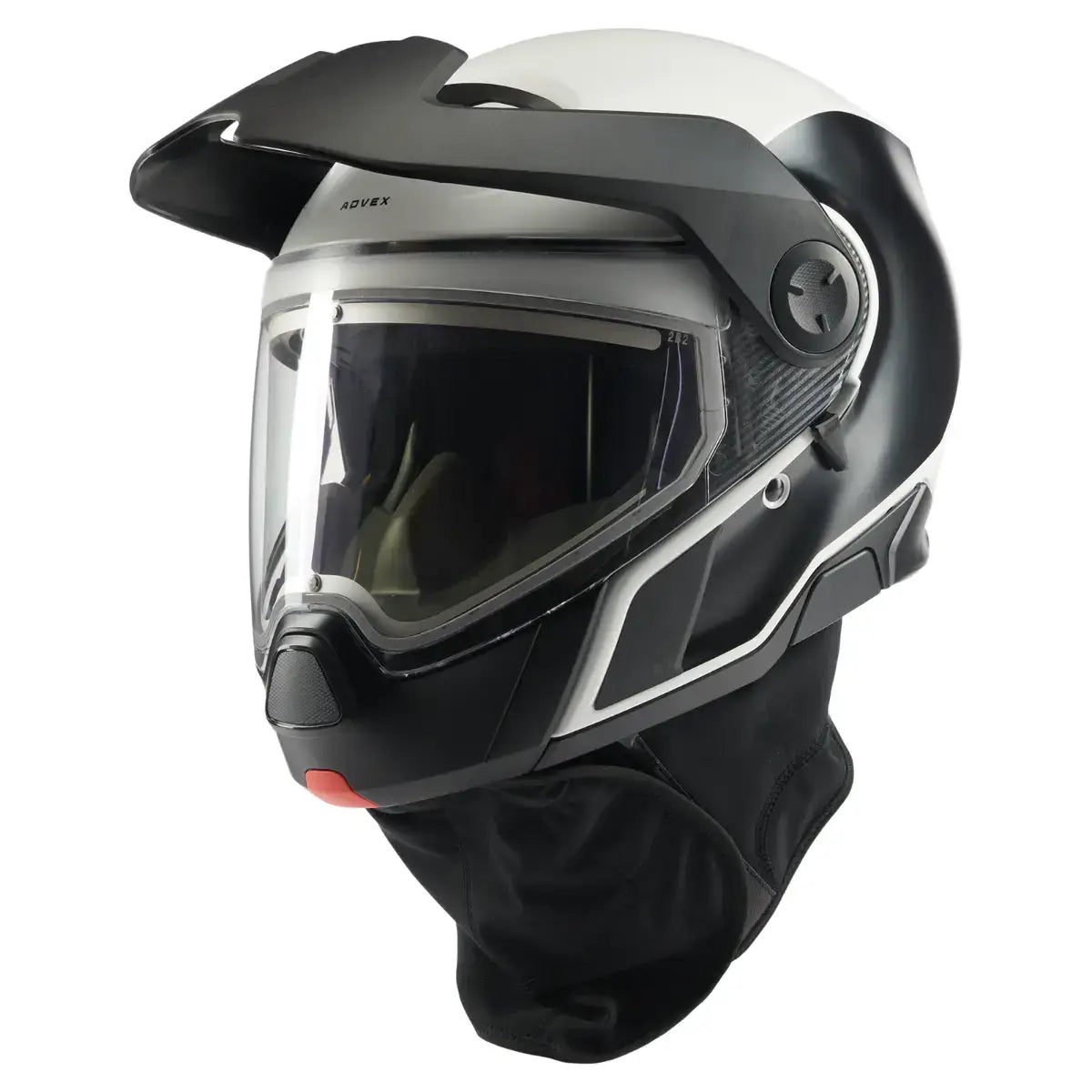 Casque chauffant Ski-Doo Advex Sport avec visière électrique (homologué DOT/ECE) - Blanc