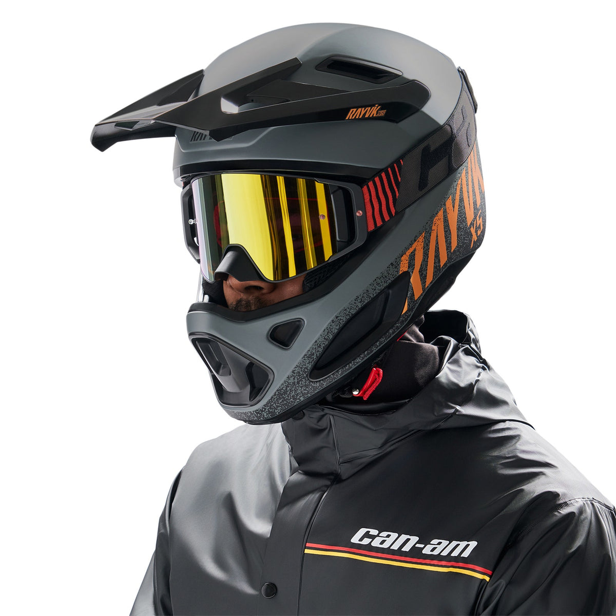 Ski-Doo Unisex Rayvik X5 Mips Helmet (DOT & ECE) - Orange 3XL
