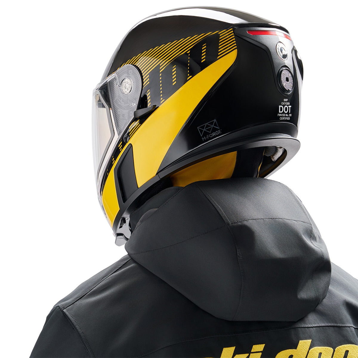 Ski-Doo Unisex Oxygen Flow Helmet (DOT) in Yellow, 929187