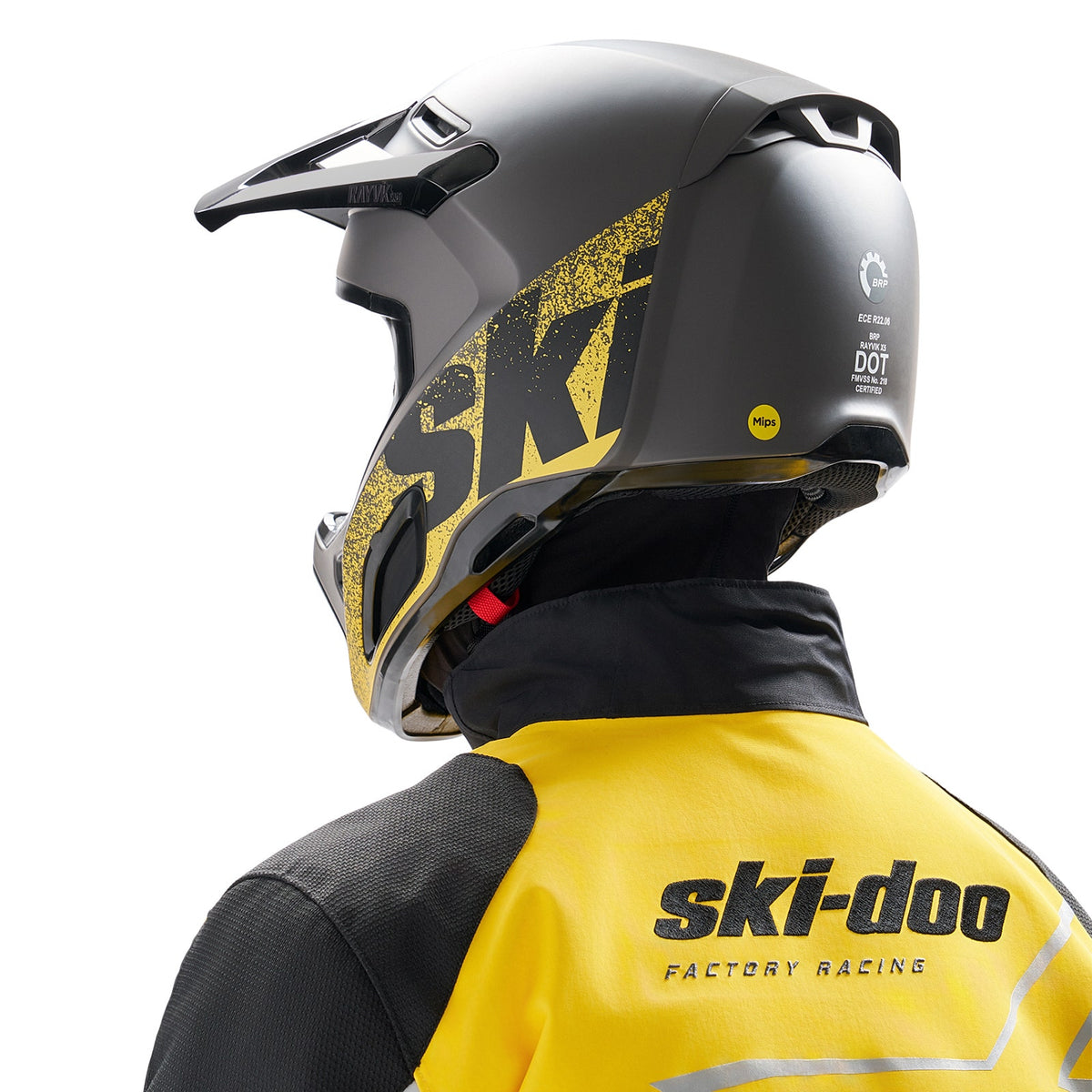 Ski-Doo Unisex Rayvik X5 Mips Helmet (DOT & ECE) - Yellow 3XL