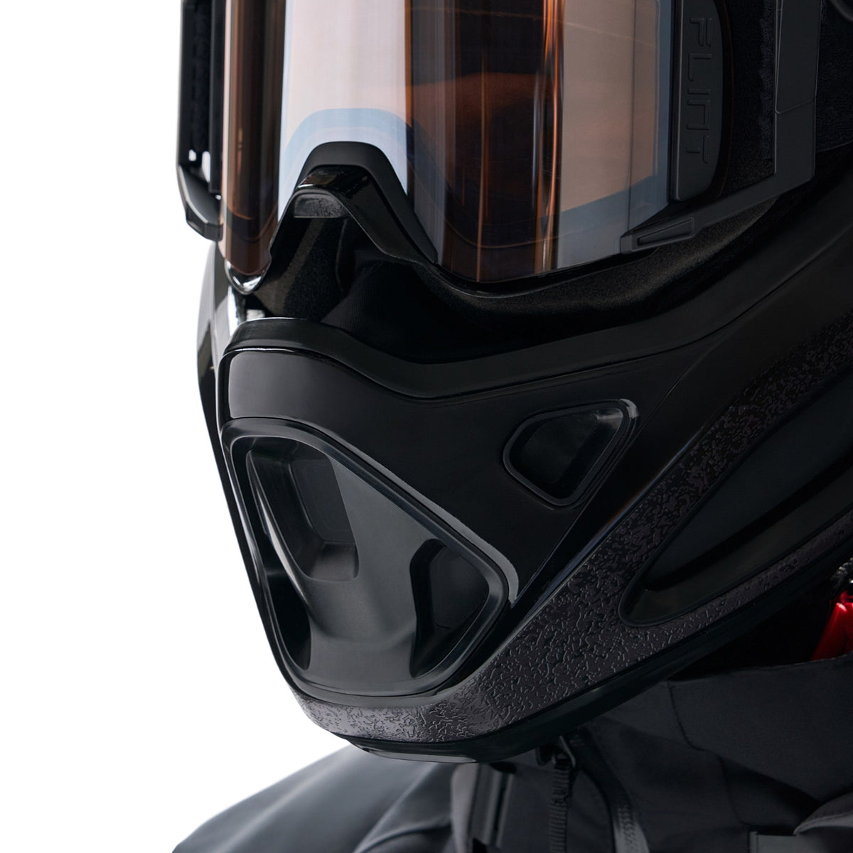 Ski-Doo Unisex Flint Winter Magnetic Face Mask System, Black, 9400080090