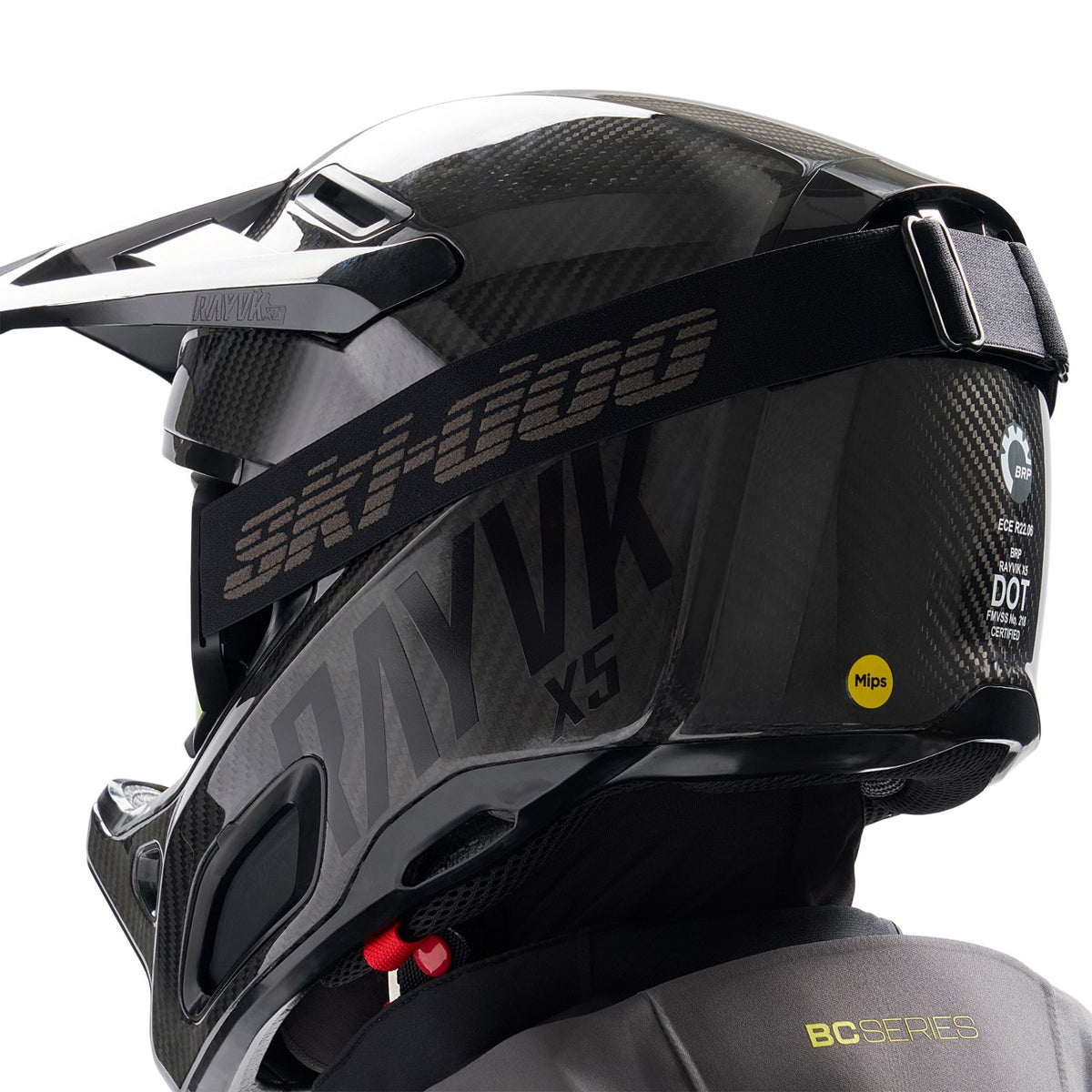 Ski-Doo Unisex Rayvik Goggles, 2 Lens Kit in Red 940014, alternate view 1